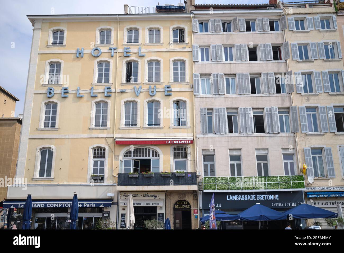 Hotel Bellevue Marseille Francia Foto Stock