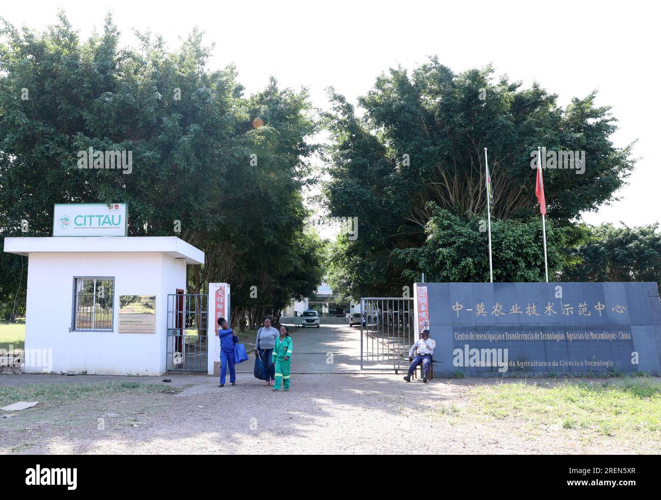 Cina. 29 luglio 2023. Boane. 28 luglio 2023. Questa foto scattata il 28 luglio 2023 mostra il Centro dimostrativo di tecnologia agricola Cina-Mozambico a Boane, provincia di Maputo, Mozambico. Costruito nel 2010, il centro dimostrativo è un importante progetto di cooperazione tra i governi cinese e mozambicano. Oltre a fare esperimenti agricoli, il centro è anche coinvolto nella formazione degli agricoltori locali. Crediti: Dong Jianghui/Xinhua/Alamy Live News Credit: Xinhua/Alamy Live News Foto Stock