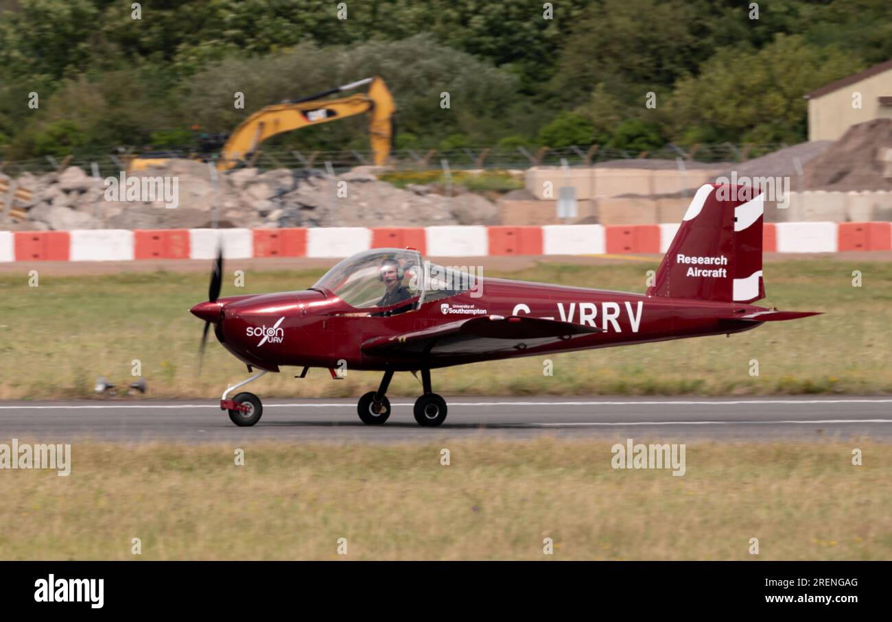 Southampton University Vans RV-12 velivolo di ricerca, arriva al Royal International Air Tattoo 2023 Foto Stock