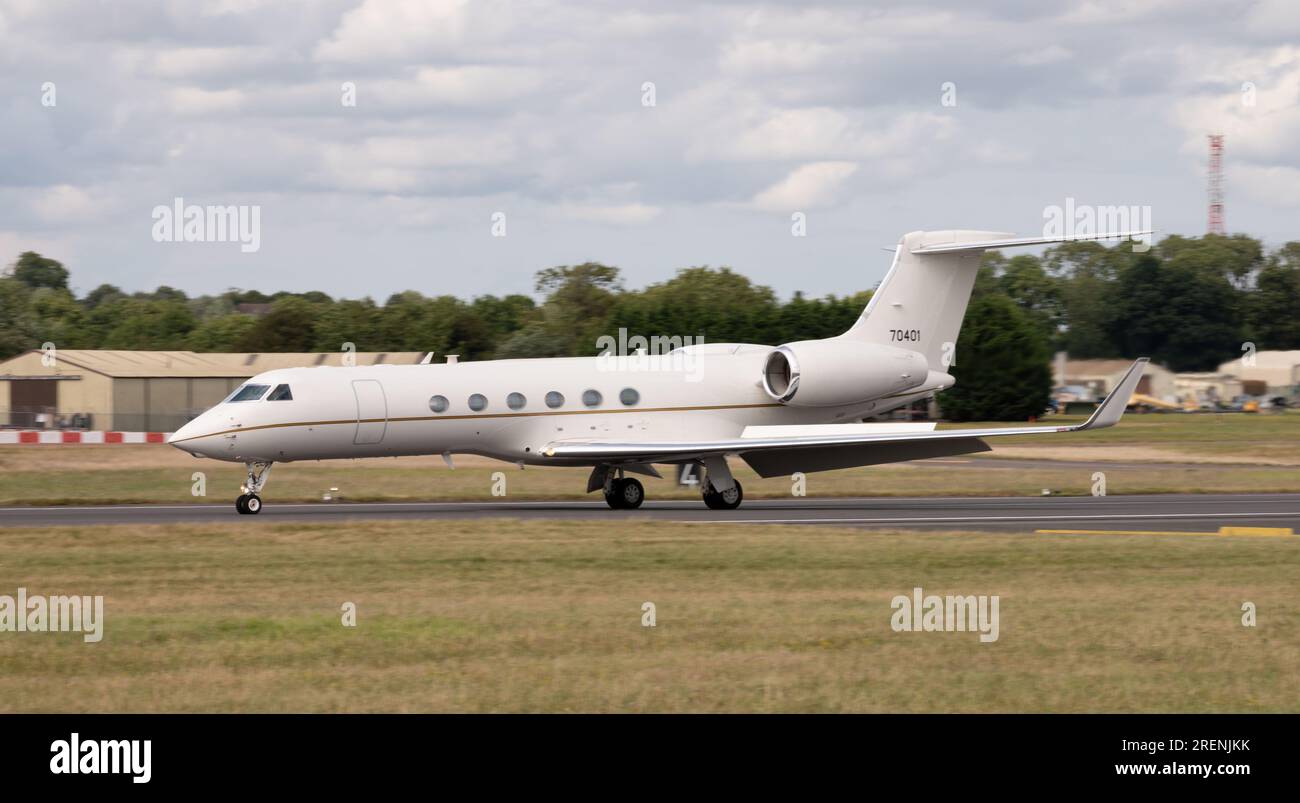 Grumman G-1159 Gulfstream II Serial 70401, al Royal International Air Tattoo 2023 Foto Stock