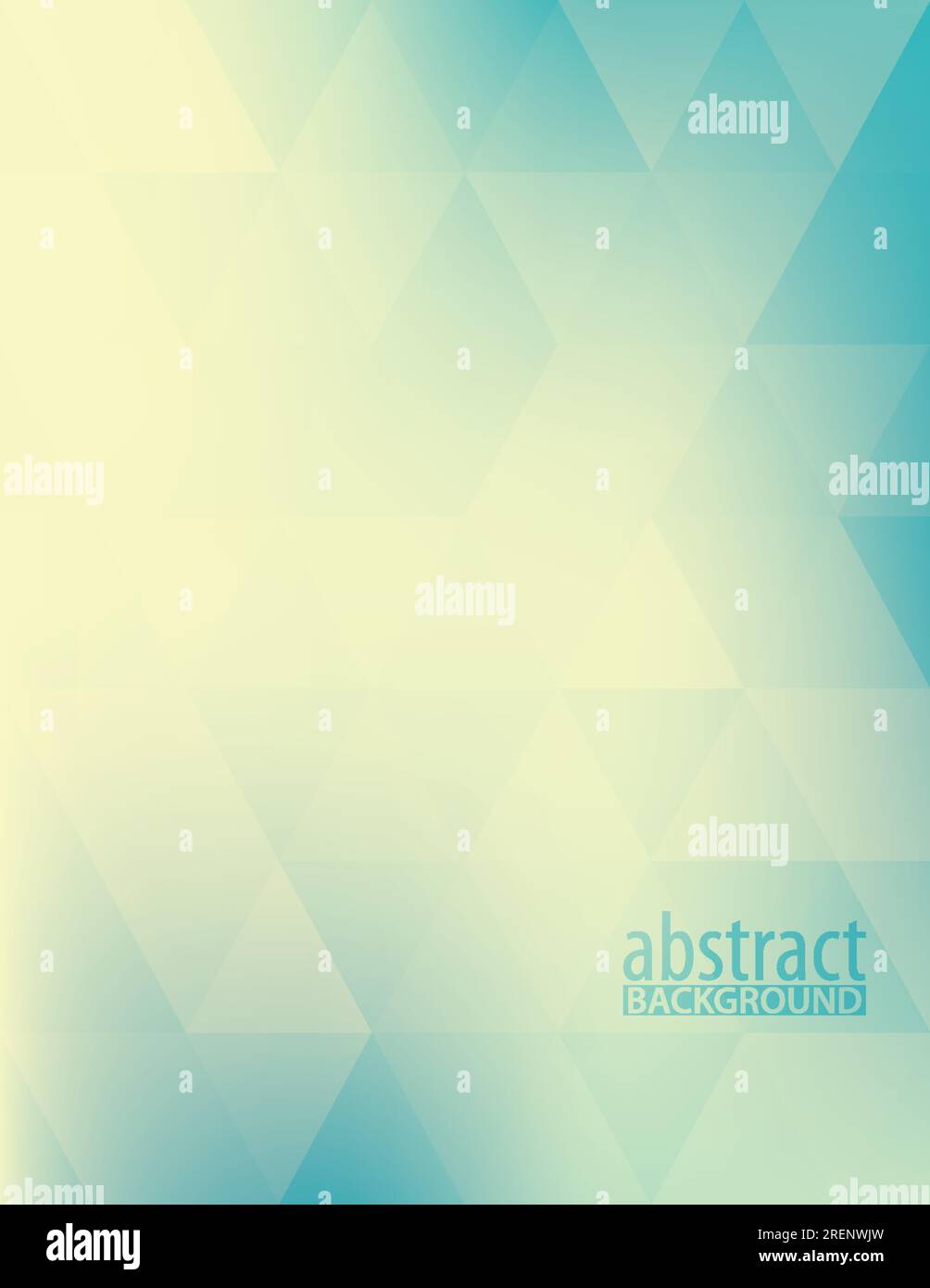 Sfondo astratto di colore giallo chiaro con triangoli trasparenti color tè pallido. Motivo grafico vettoriale sottile verticale. Colori CMYK Illustrazione Vettoriale