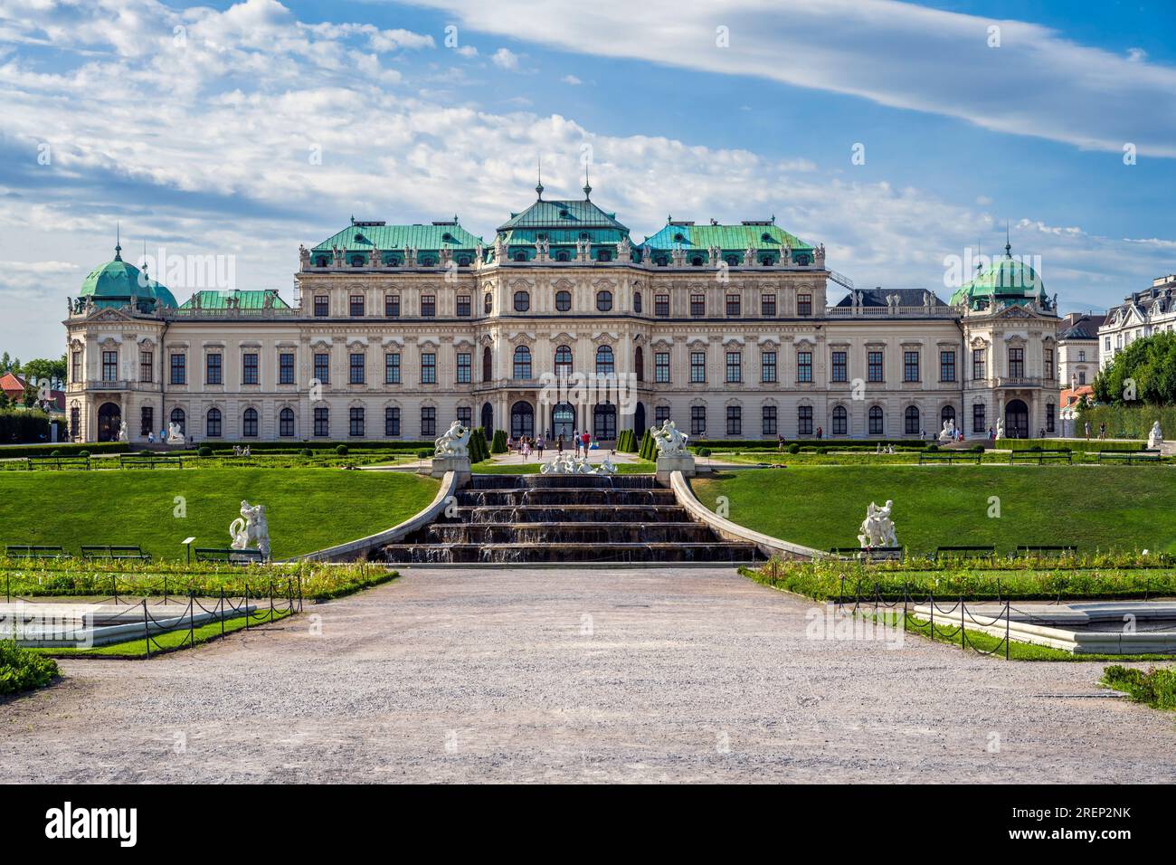 Complesso storico del Belvedere superiore , Vienna, Austria Foto Stock