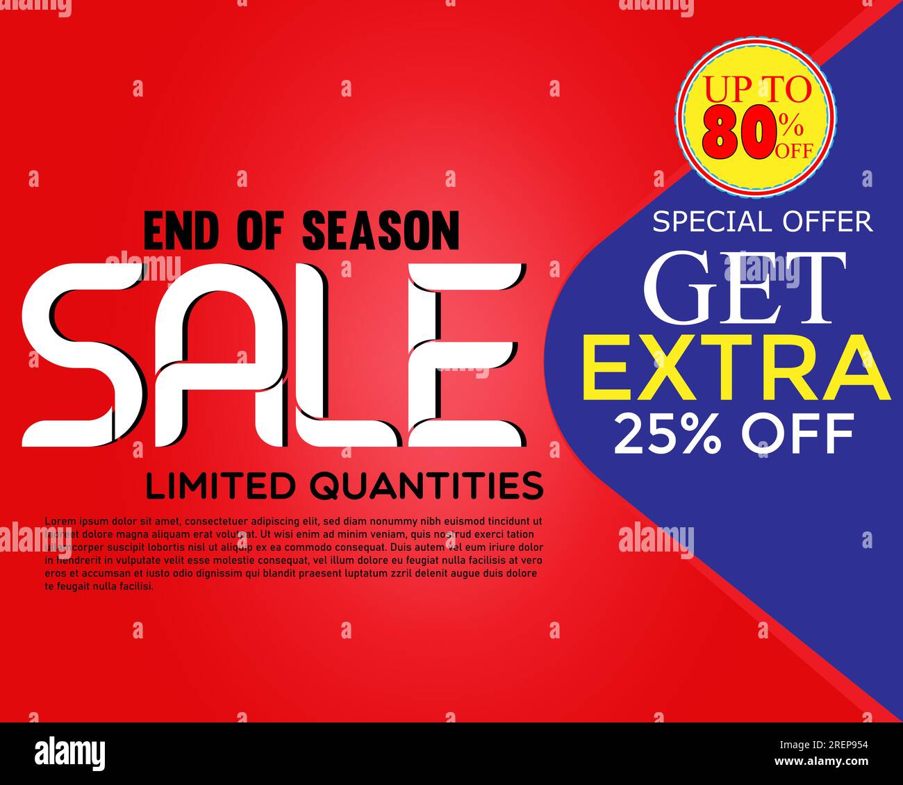 Offerte a tempo limitato sconti fino al 50%. Illustrazione vettore promozione sconto. Illustrazione Vettoriale