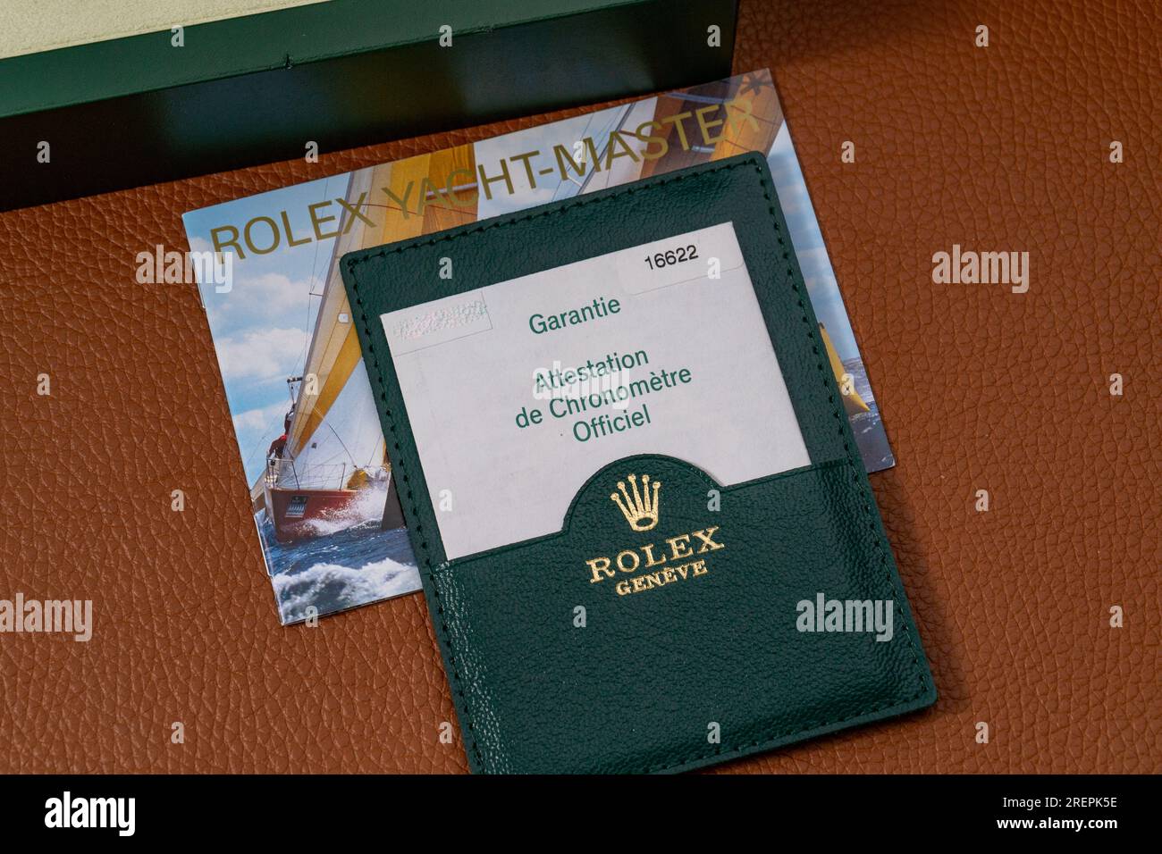 Rolex Yacht-Master visto durante la presentazione al Baselworld Foto Stock