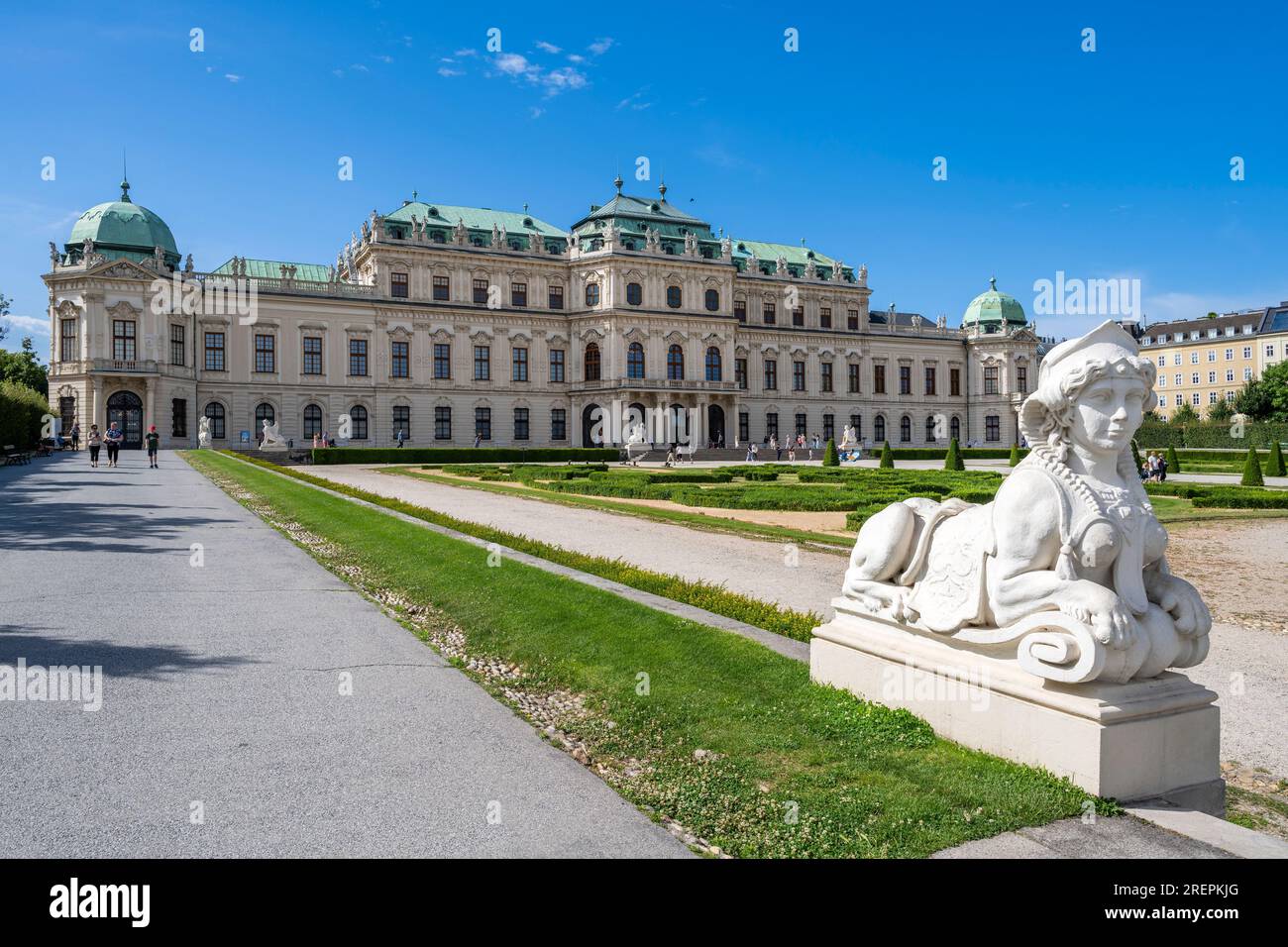 Complesso storico del Belvedere superiore , Vienna, Austria Foto Stock