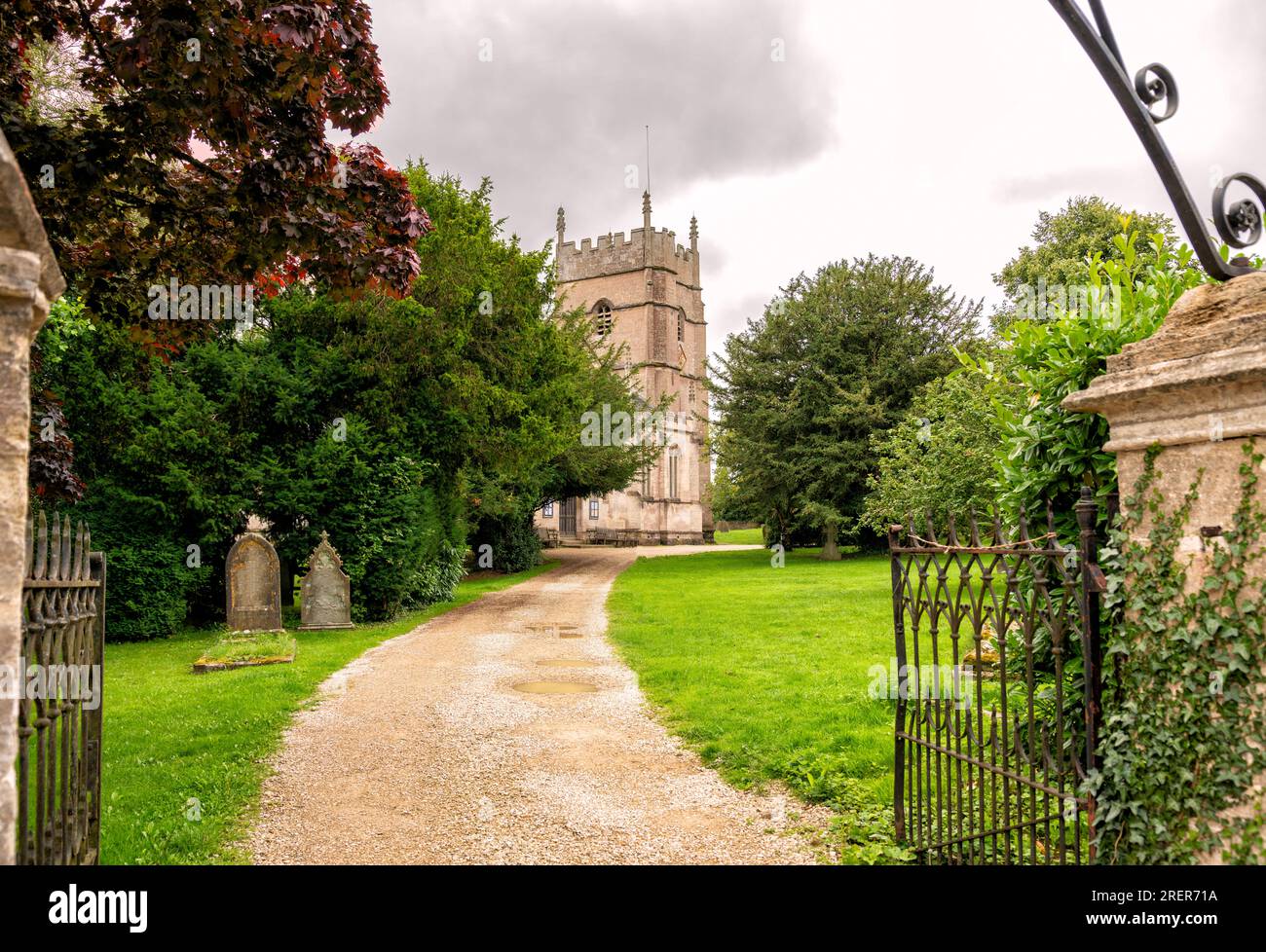 St Martin's Parish Church a Horsley vicino a Stroud Gloucestershire, Inghilterra, Regno Unito Foto Stock