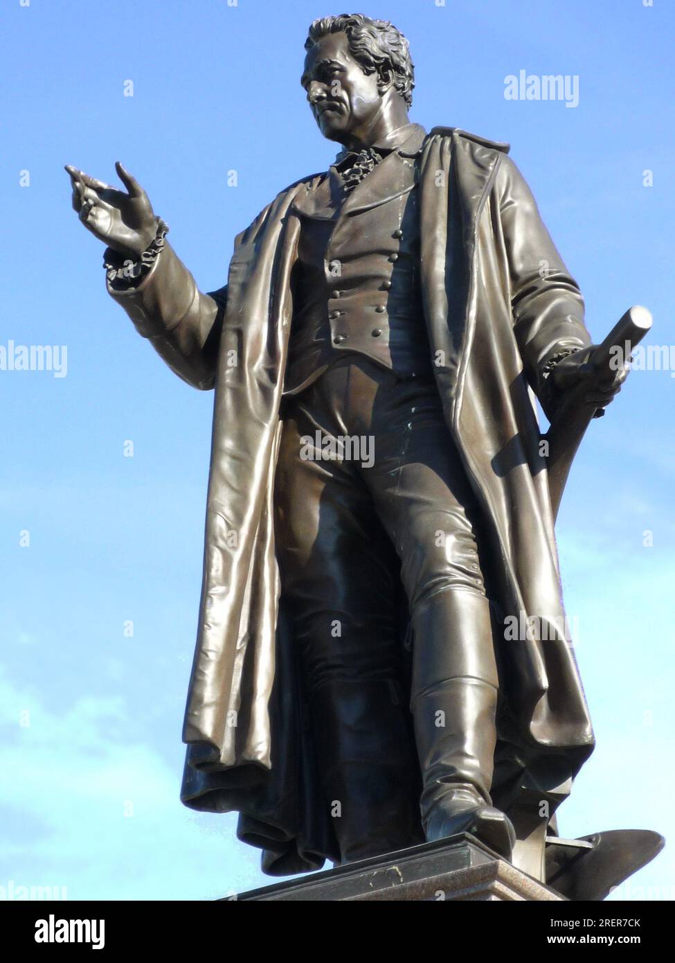 Statua di Albrecht Thaer, Berlino maggio 2010 di Christian Daniel Rauch Foto Stock