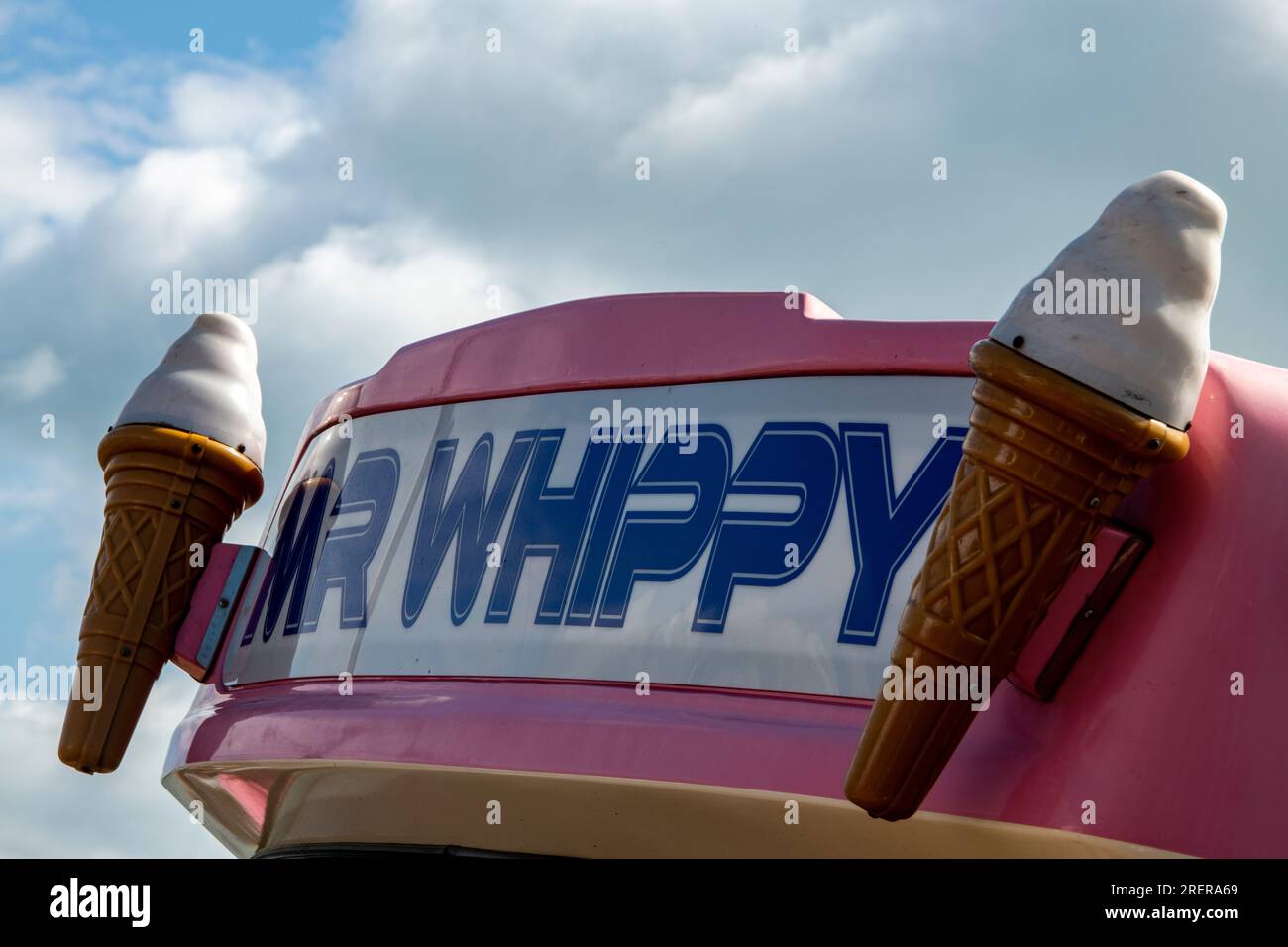 mr whippy ice cream van. Foto Stock