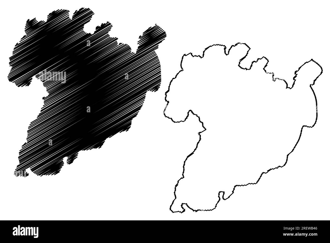Illustrazione vettoriale della mappa del lago Taupo (Nuova Zelanda, Oceania, Isola del Nord), schizzo della mappa Taupo-nui-a-Tia o Taupomoana Illustrazione Vettoriale