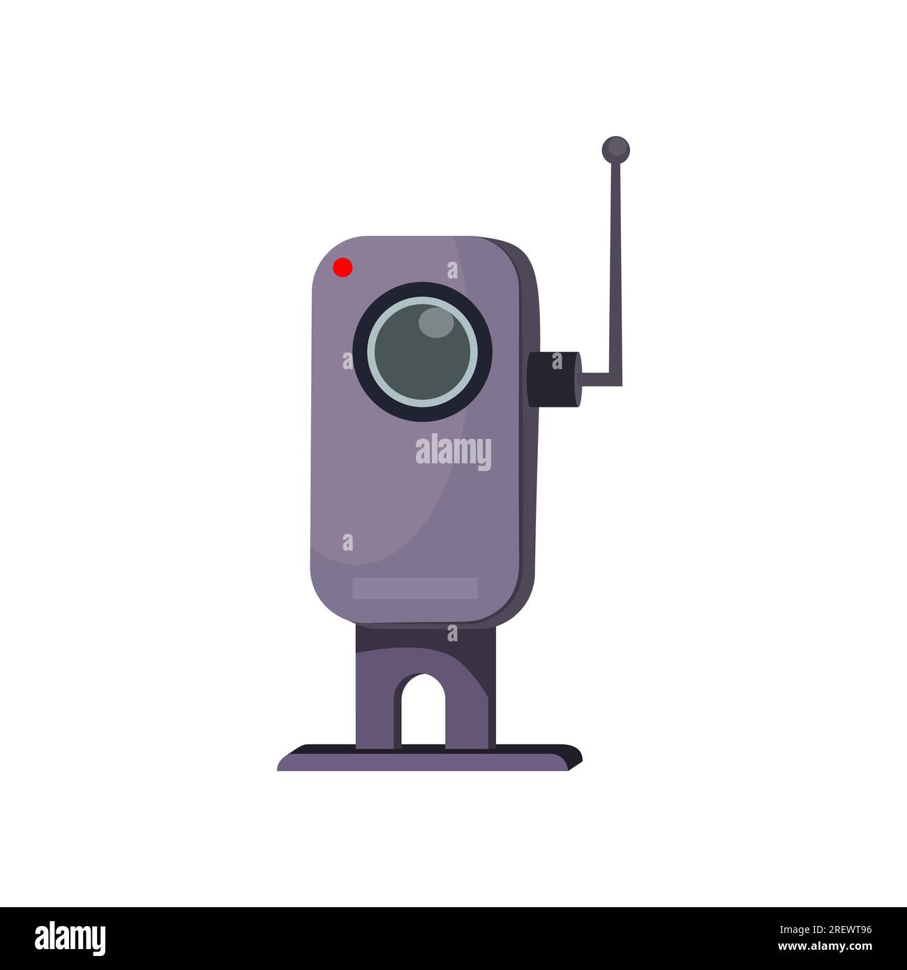 Webcam con antenna Illustrazione Vettoriale