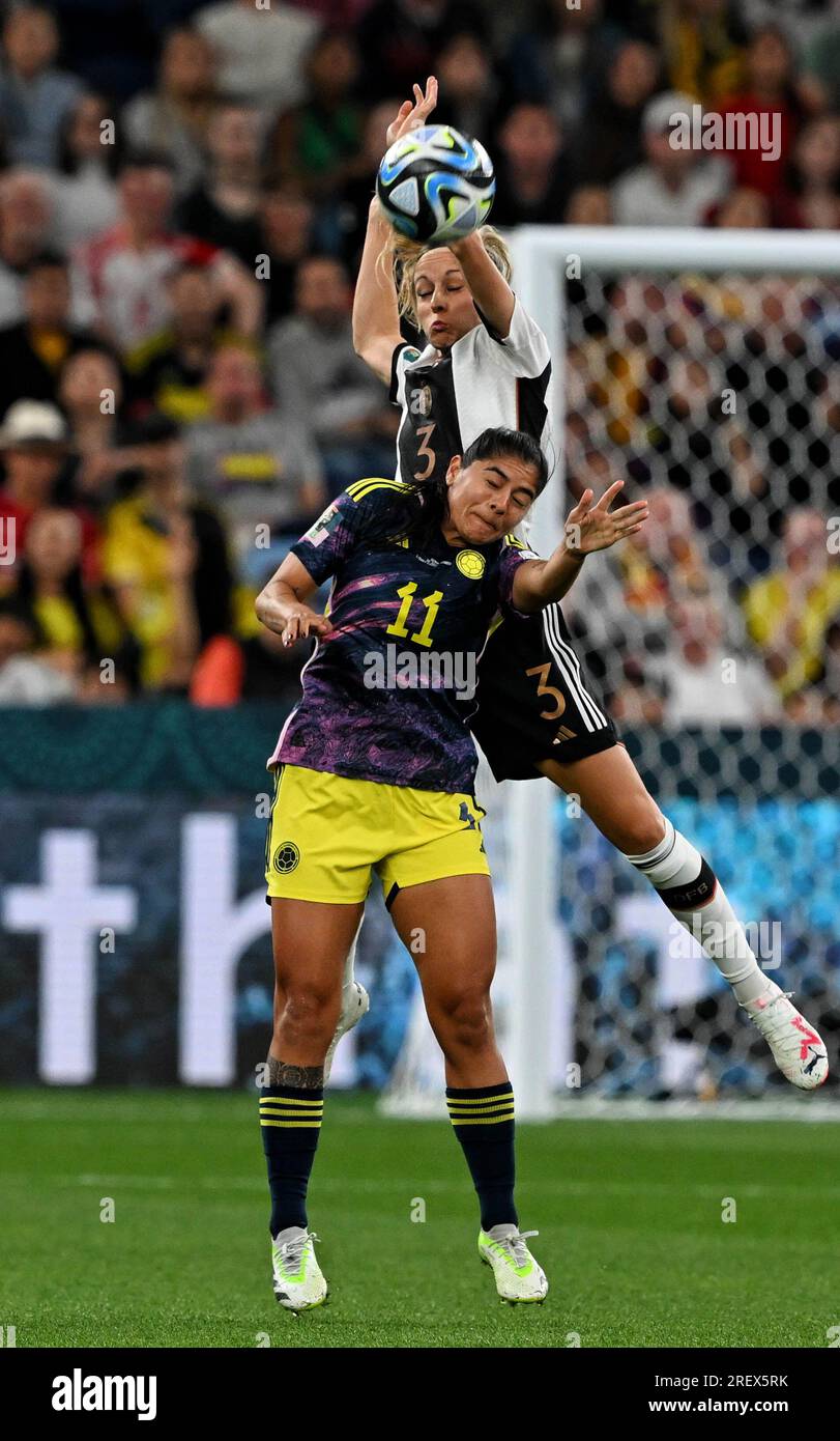 Sydney, Australia. 30 luglio 2023. La Colombia mette in scena una sorpresa durante la Coppa del mondo femminile 2023 sconfiggendo la Germania 2-1 al Sydney Football Stadium di Sydney, Australia (Kleber Osorio) credito: Kleber Osorio/ Alamy Live News Foto Stock