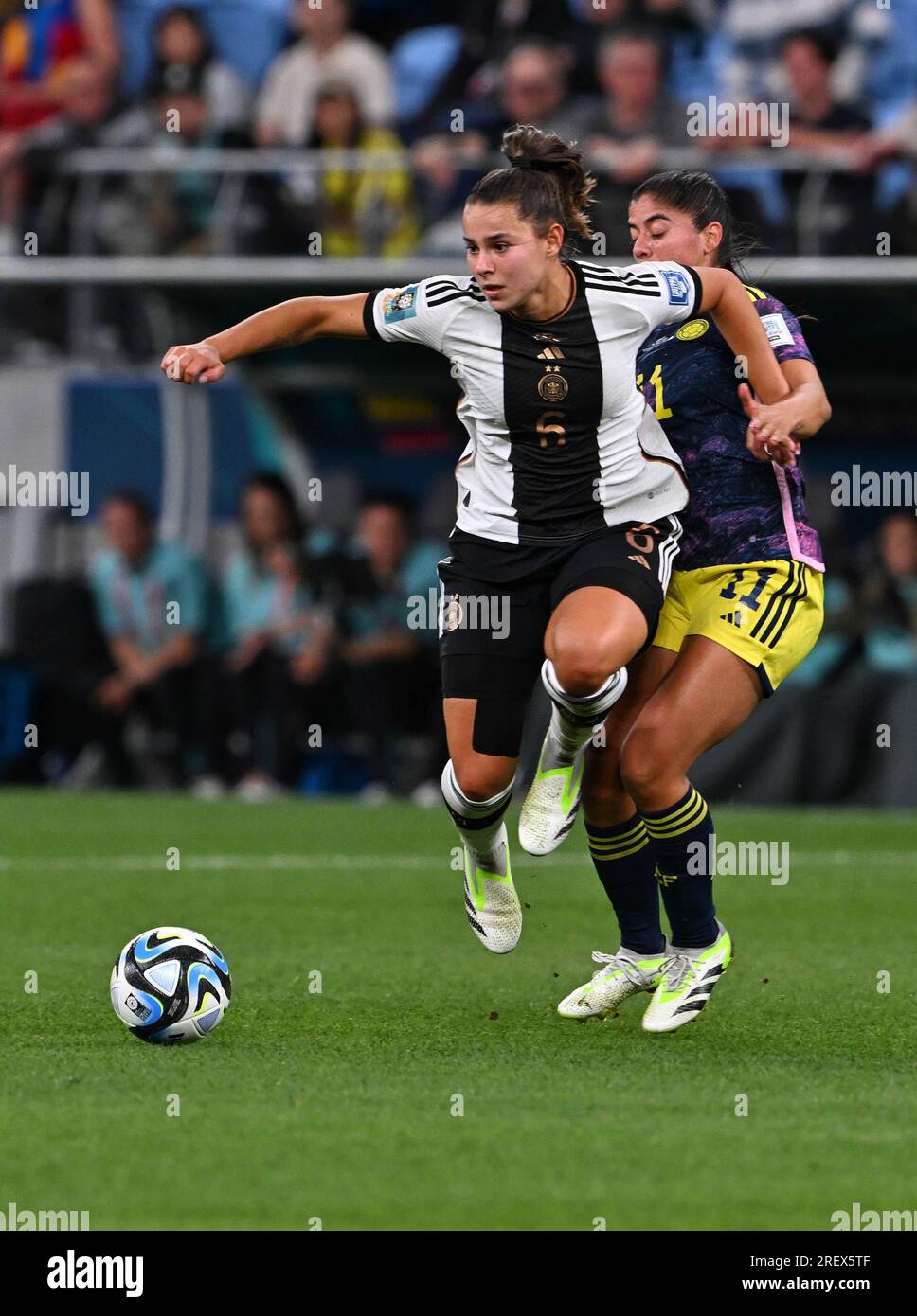 Sydney, Australia. 30 luglio 2023. La Colombia mette in scena una sorpresa durante la Coppa del mondo femminile 2023 sconfiggendo la Germania 2-1 al Sydney Football Stadium di Sydney, Australia (Kleber Osorio) credito: Kleber Osorio/ Alamy Live News Foto Stock