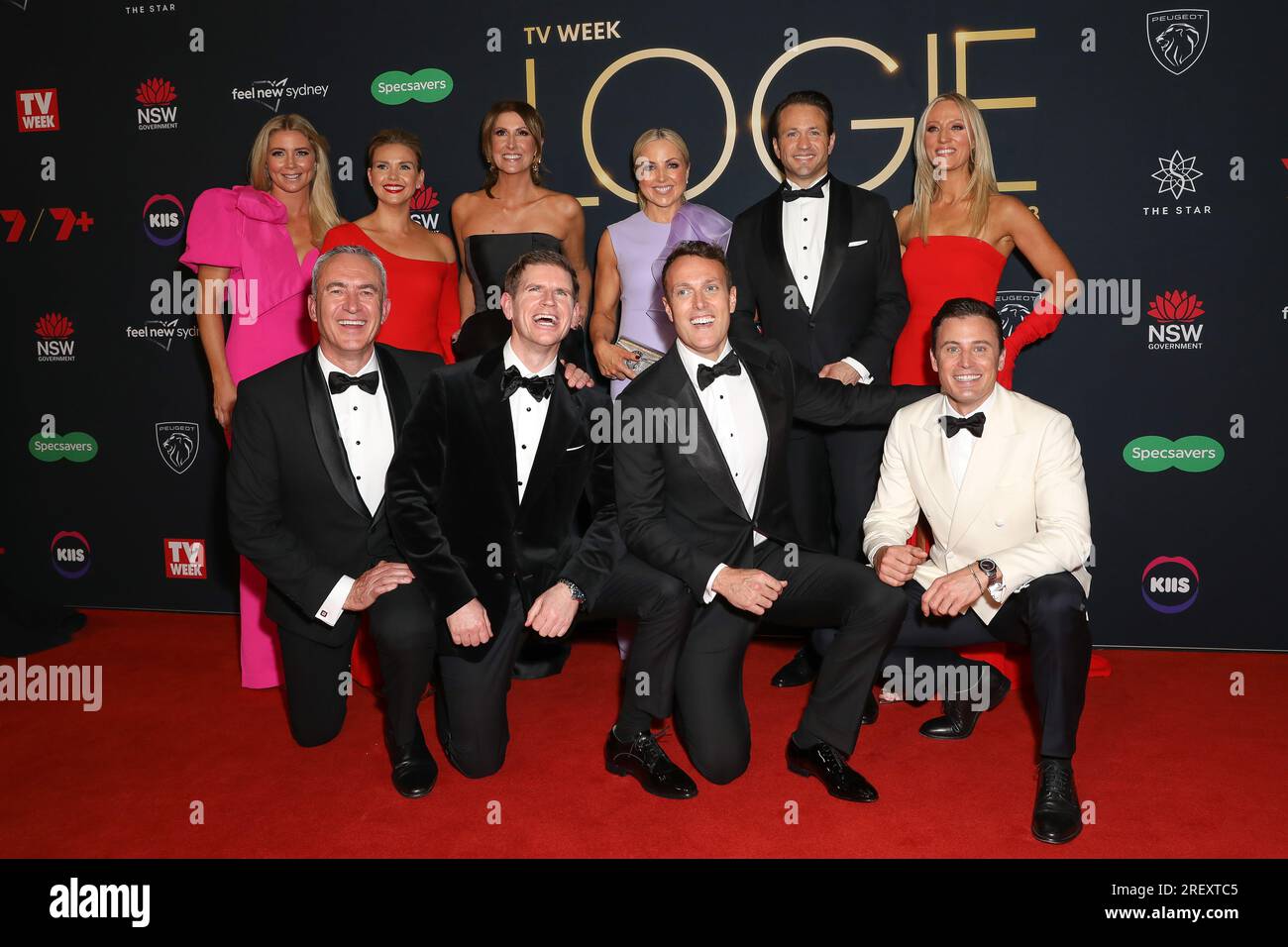 30 LUGLIO 2023: KATIE BROWN, EDWINA BARTHOLOMEW, NATALIE BARR, MONIQUE WRIGHT, MATT DORAN, SALLY BOWREY, MARK BERETTA, SAM MAC, MATT SHIRVINGTON e JAMES TOBIN partecipano alla 63a SETTIMANA televisiva Logie Awards alla Star il 30 luglio 2023 a Sydney, NSW Australia (Credit Image: © Christopher Khoury/Australian Press Agency via ZUMA Wire) SOLO PER USO EDITORIALE! Non per USO commerciale! Foto Stock