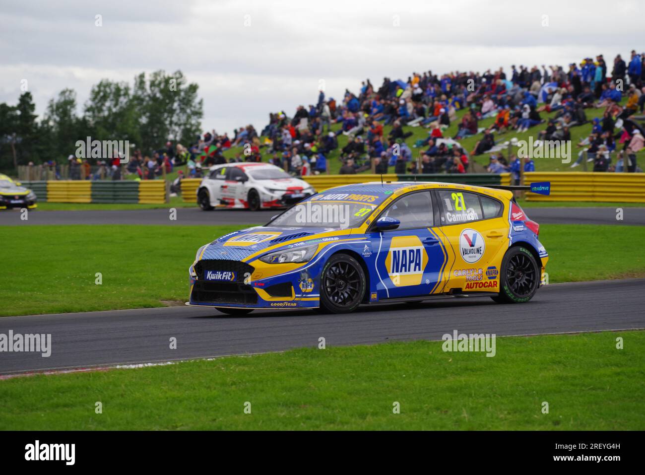 Dalton on Tees, 30 luglio 2023. Dan Cammish alla guida di una Ford Focus ST MK.III per NAPA Racing UK durante il 18° round del British Touring Car Championship sul Croft Circuit. Crediti: Colin Edwards/Alamy Live News Foto Stock