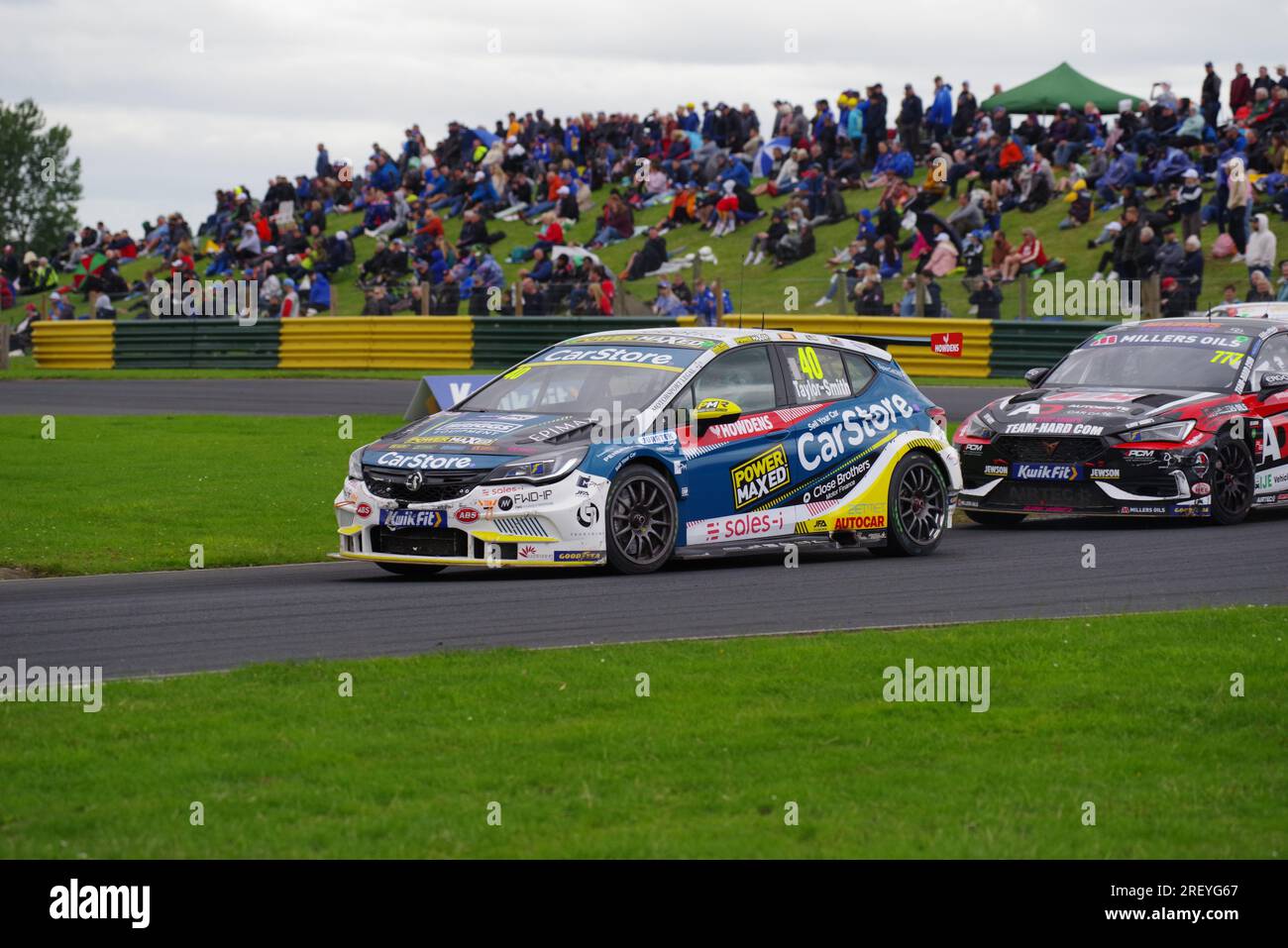 Dalton on Tees, 30 luglio 2023. Aron Taylor-Smith alla guida di una Vauxhall Astra per CarStore Power Maxed Racing durante il 18° round del British Touring Car Championship sul Croft Circuit. Crediti: Colin Edwards/Alamy Live News Foto Stock