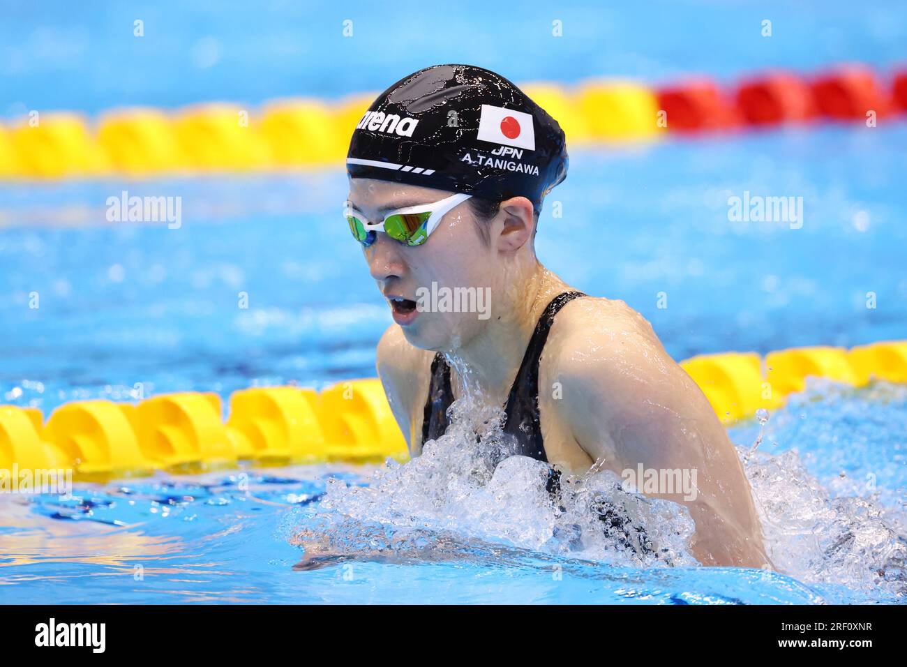 Fukuoka, Giappone. 30 luglio 2023. Ageha Tanigawa (JPN) nuoto : Campionati mondiali di nuoto Fukuoka 2023 donne 400m Medley Heat al Marine Messe Fukuoka Hall A Fukuoka, Giappone . Crediti: YUTAKA/AFLO SPORT/Alamy Live News Foto Stock