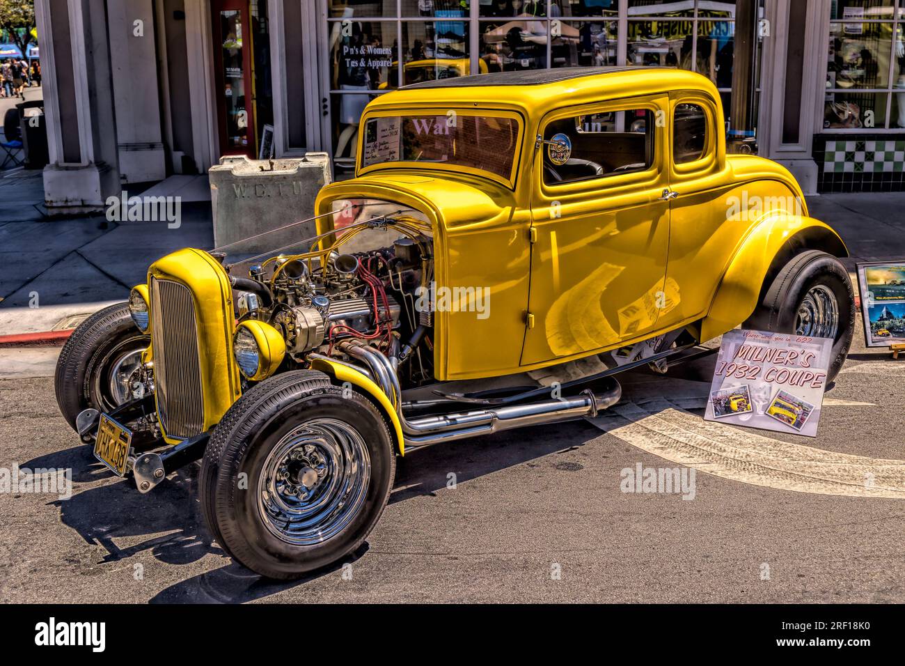 La classica Ford coupé del '32 di John Milner dal film American Graffiti Foto Stock