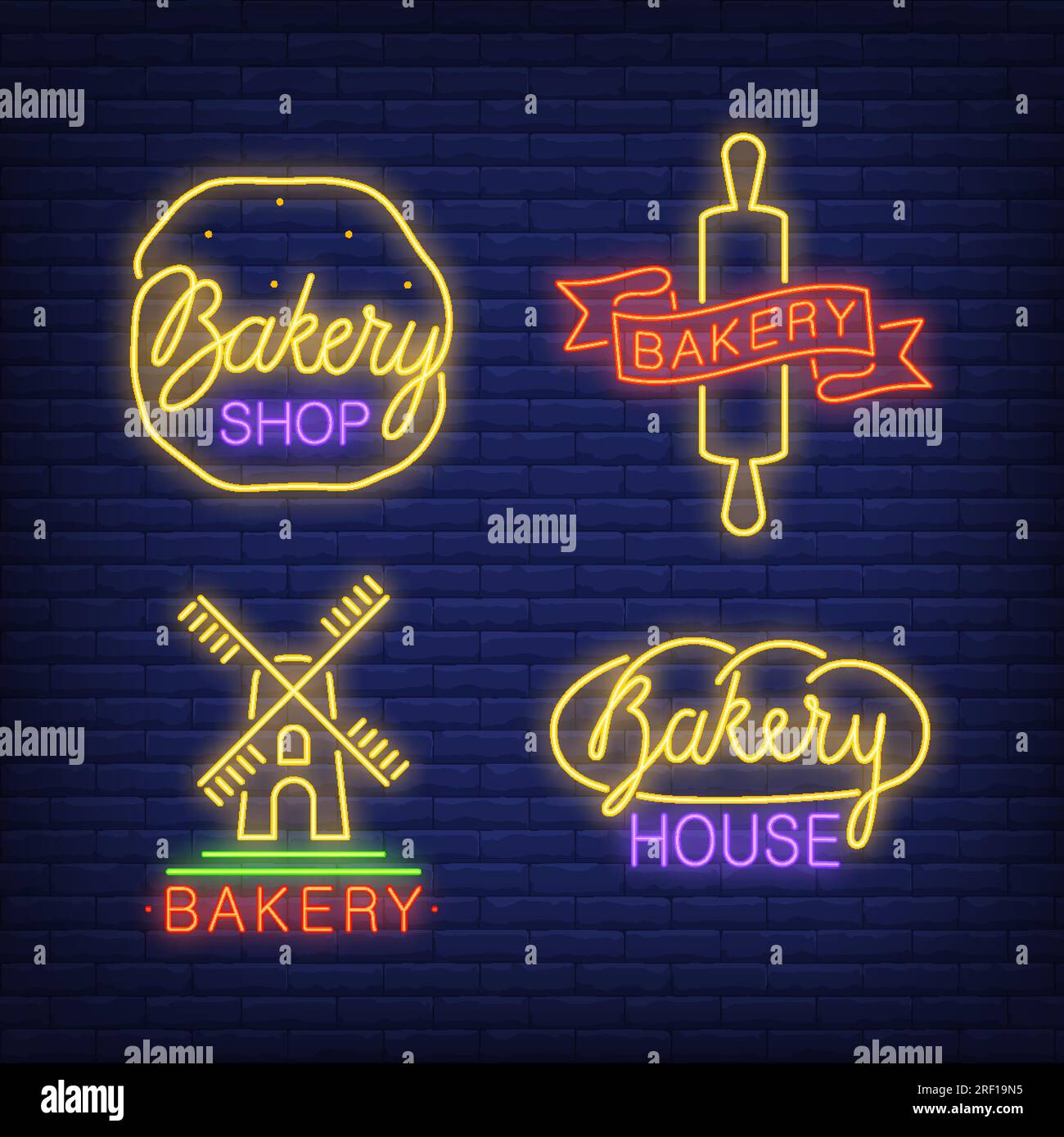 Insegna Al Neon 'Bakery' Con Luce LED – 40,6x40,6 Cm – Regolabile, Per Pasticcerie, Bar E Decorazione Casa - 4