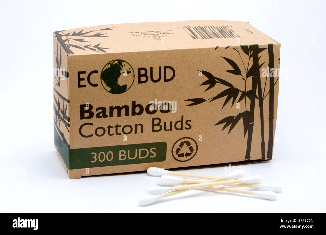 Boccioli di cotone bambù Eco Bud Foto Stock