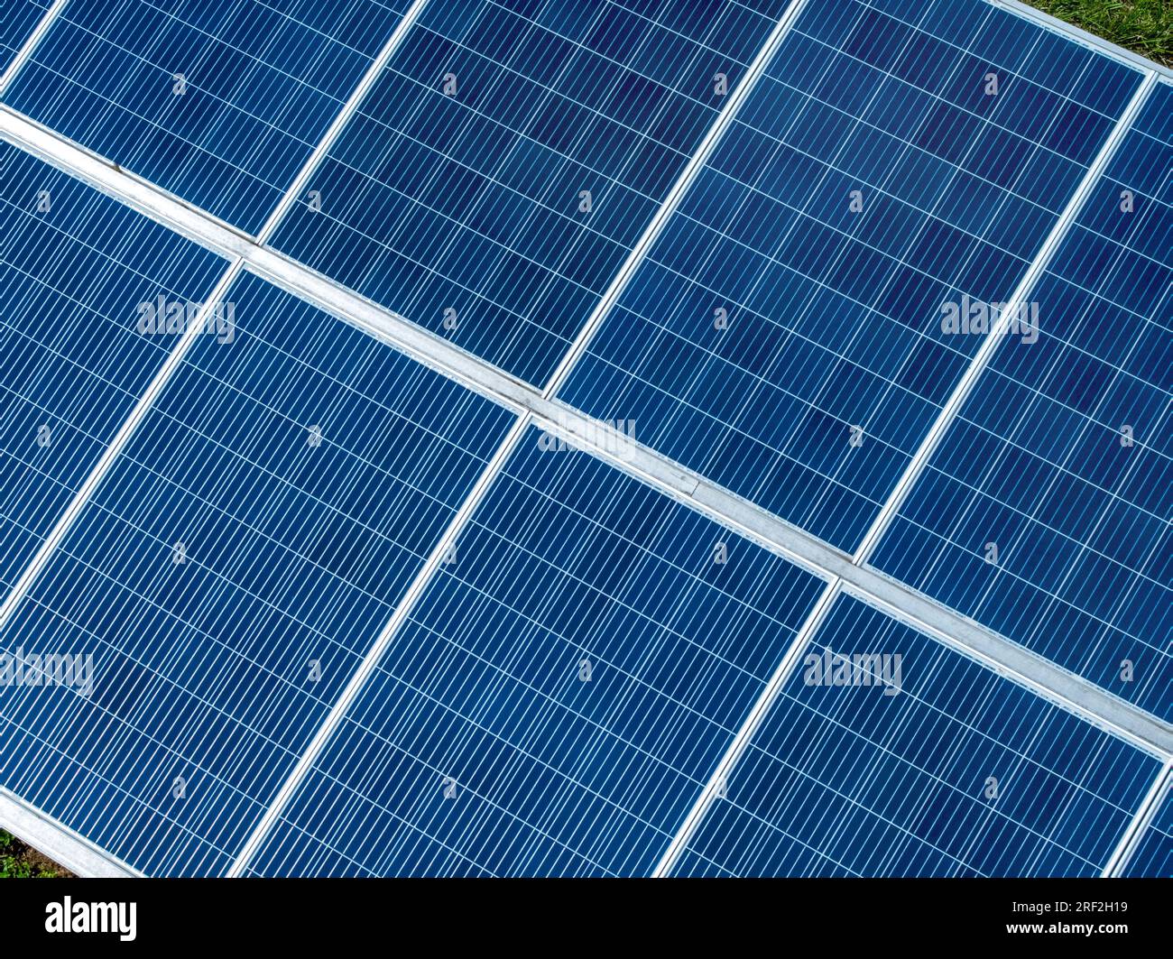 Solarfield a Malsfeld, foto aerea, Germania, Assia, Malsfeld Foto Stock