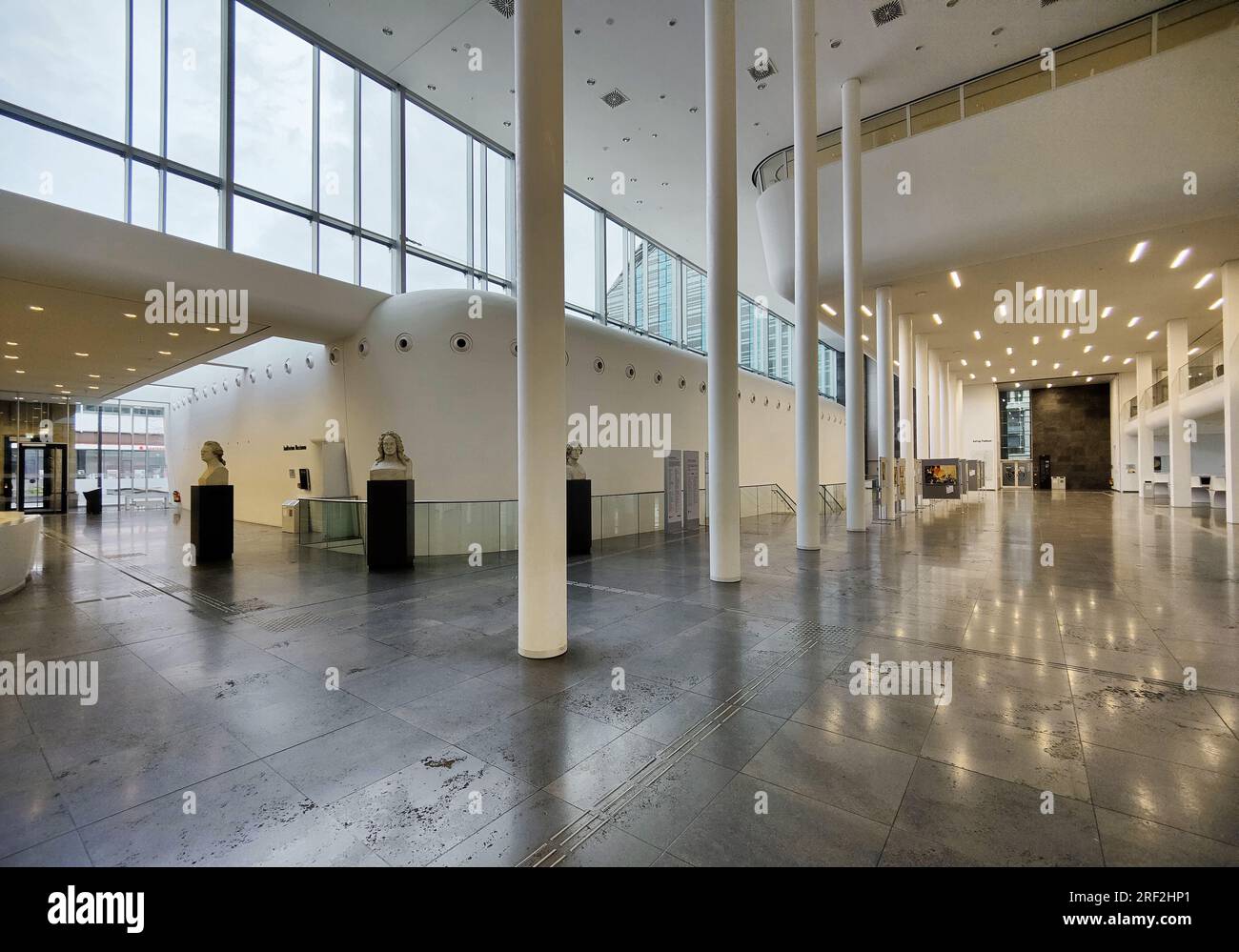 New Augusteum, edificio principale dell'Università di Lipsia, vista interna, Germania, Sassonia, Lipsia Foto Stock