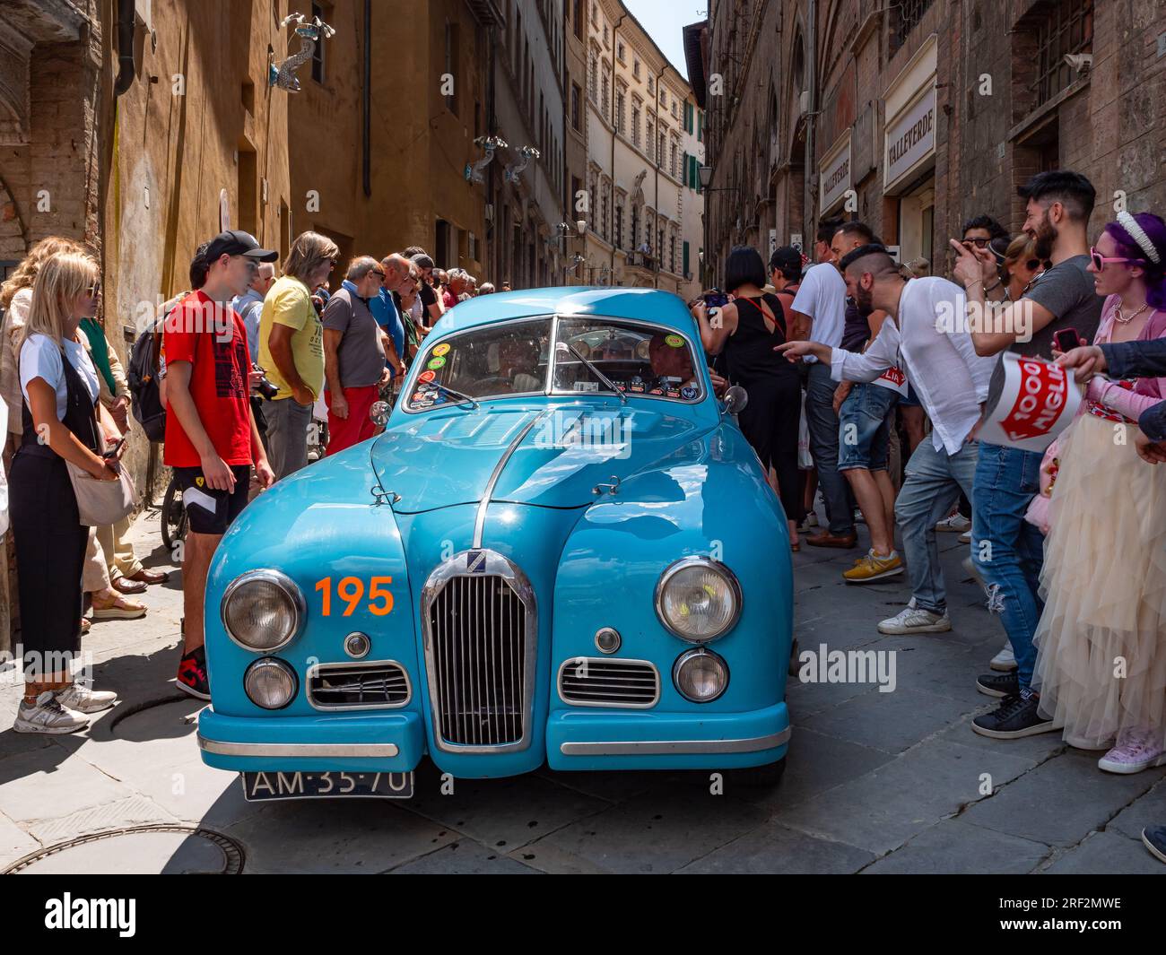 1950 TALBOT-LAGO T26 GS, mille miglia 2023, 3° giorno a Siena Foto Stock