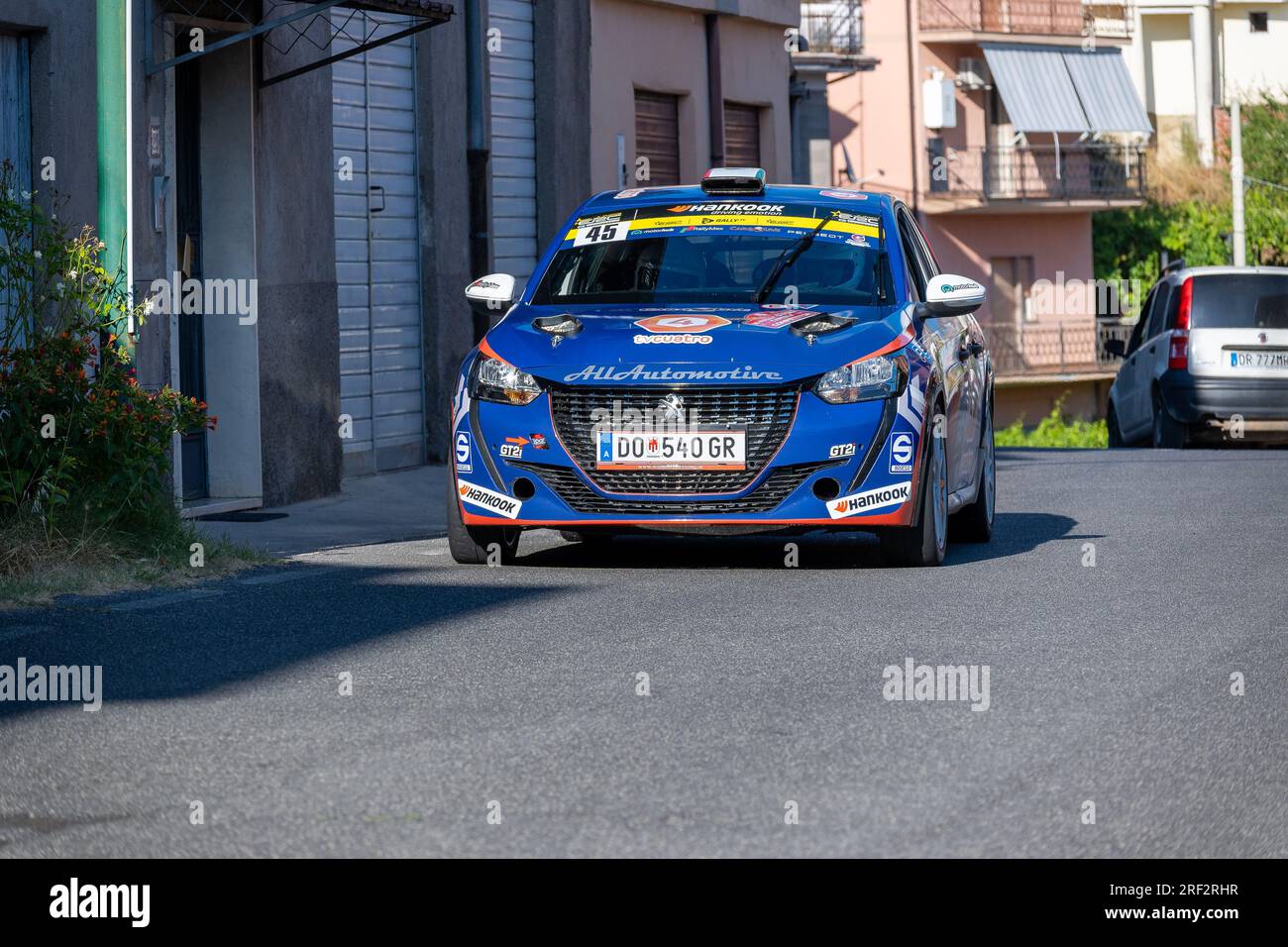 campionato europeo rally fia rally della capitale Foto Stock