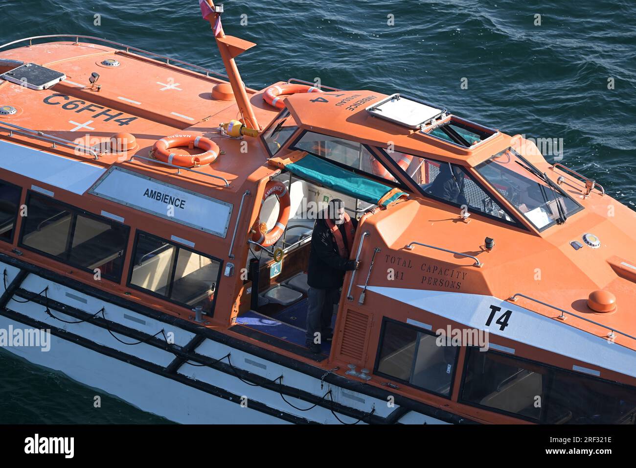 Una nave da crociera Foto Stock