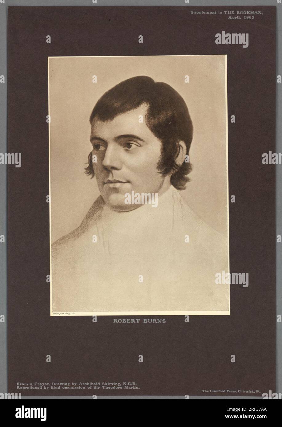 Robert Burns 1903 di Archibald Skirving Foto Stock