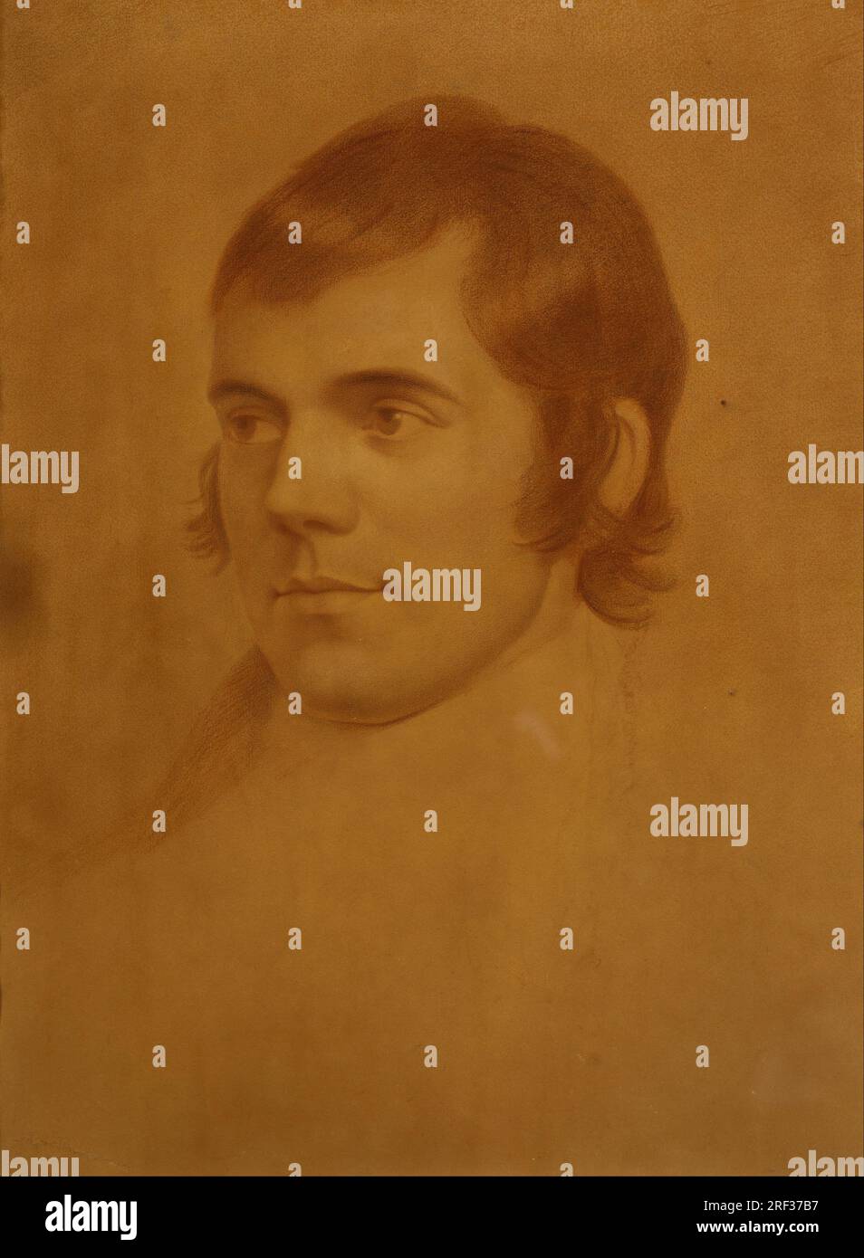 Robert Burns 1796 di Archibald Skirving Foto Stock