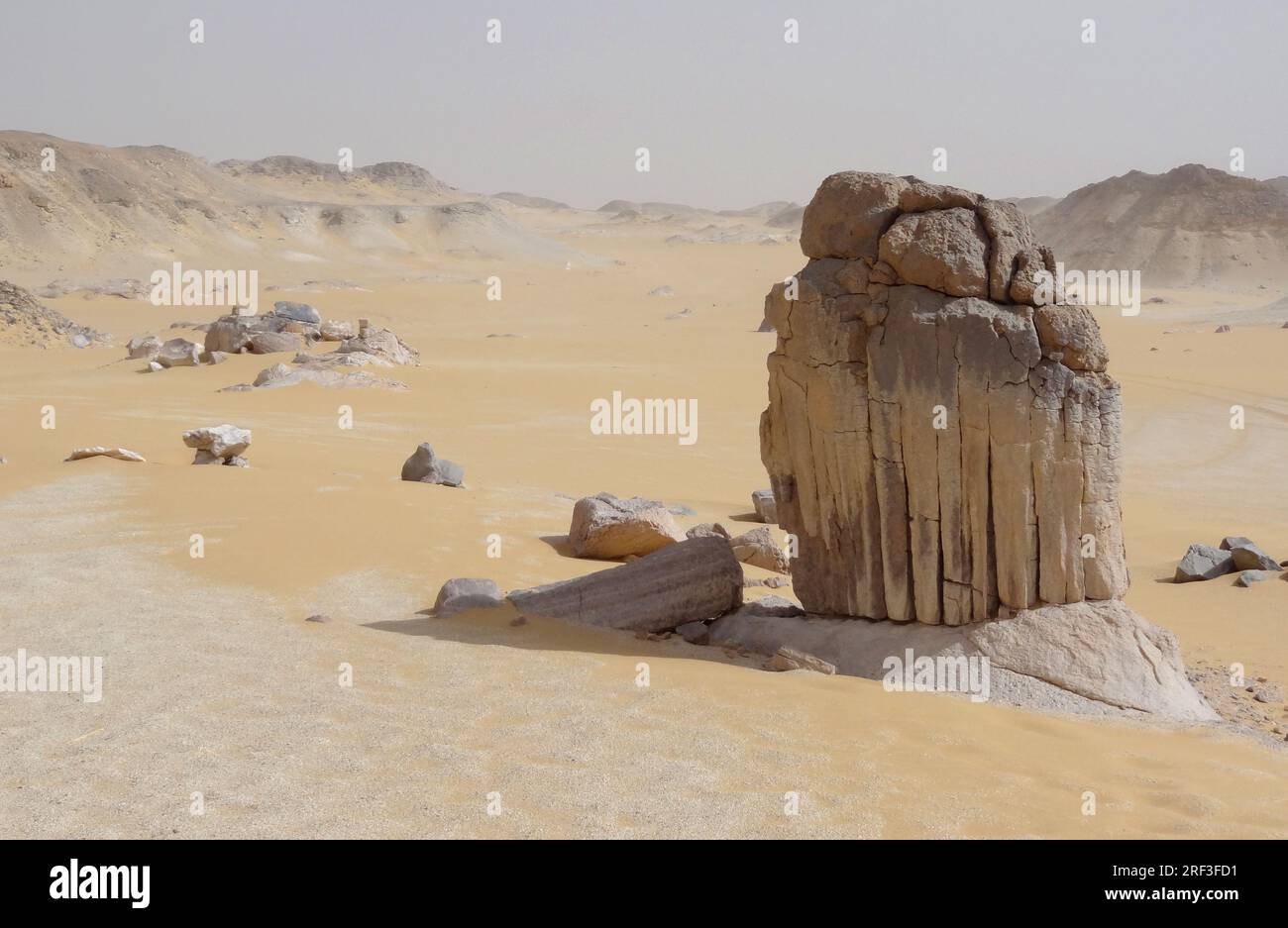 Il deserto libico in Egitto Foto Stock