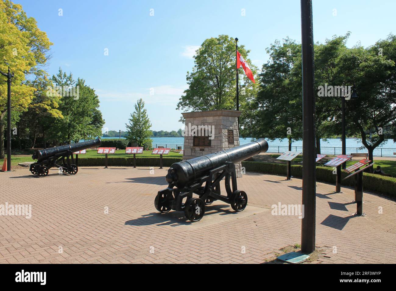 Canada Over 60 Recreation idea...Fort Malden, Windsor, Ontario Foto Stock