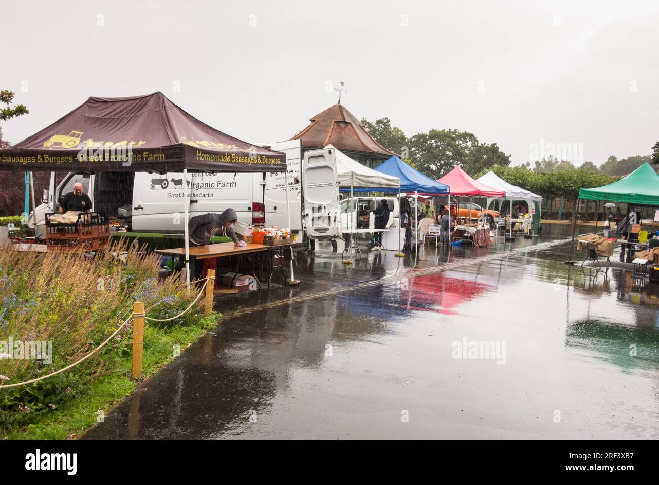 Mercato agricolo di Horniman Gardens, Horniman Gardens, Forest Hill, Londra, SE23, Inghilterra, Regno Unito Foto Stock