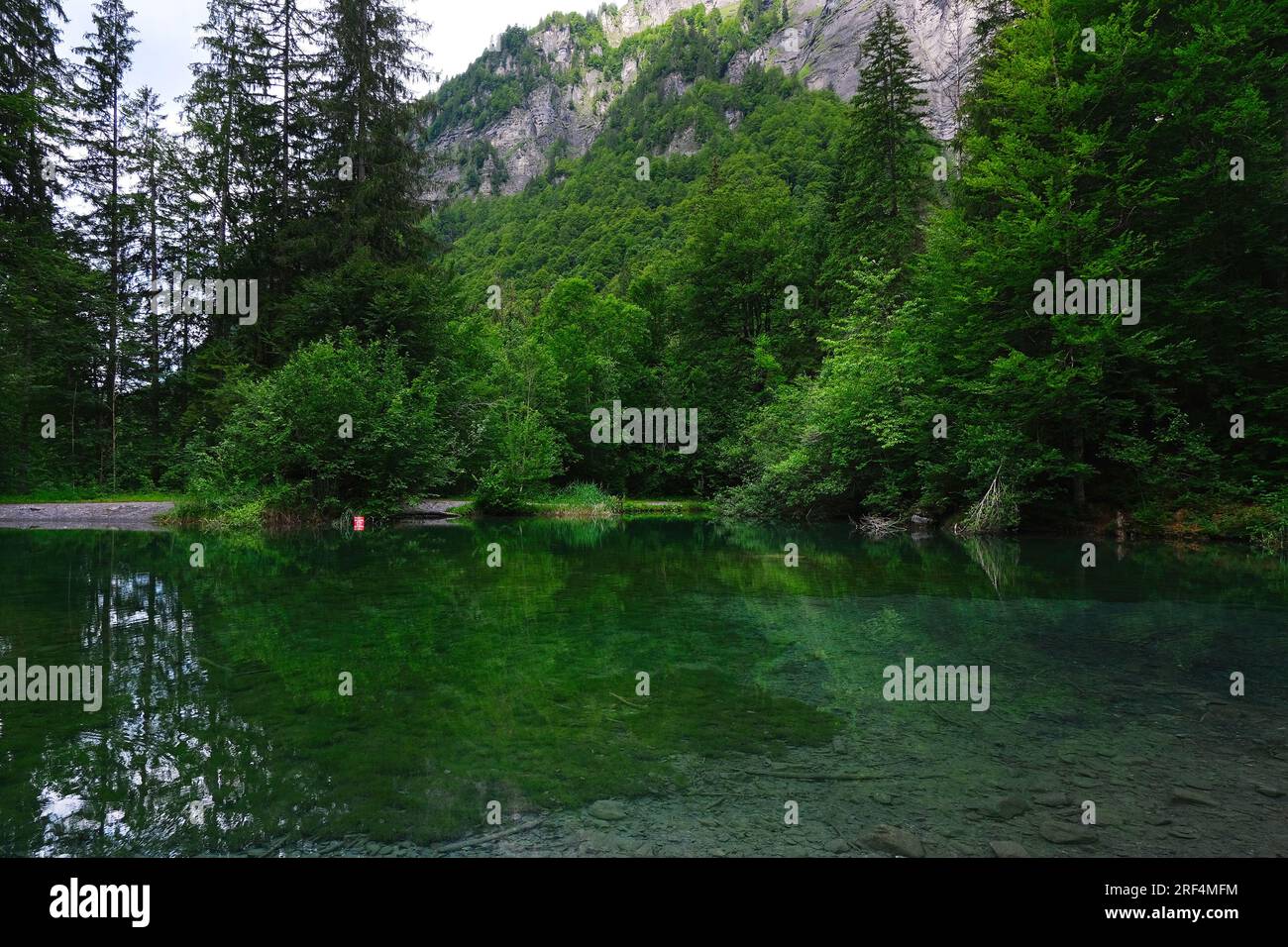 Tour del Cirque du Fer-a-Cheval con Bout du Monde, la montagna alpina più grande del cirque, alta Savoia, Francia Foto Stock