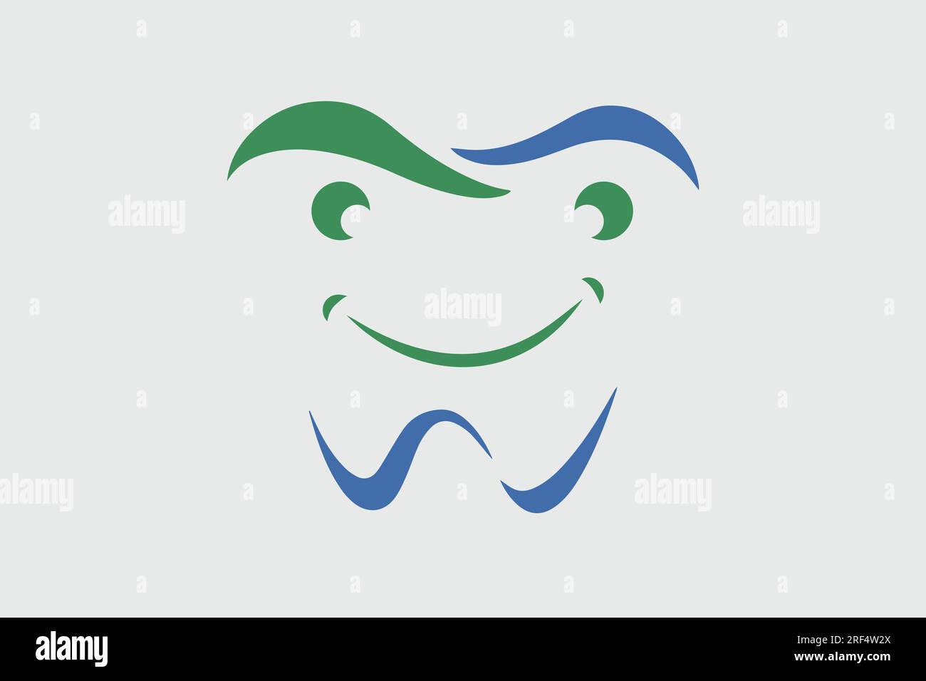 Design con logo icona sorriso Illustrazione Vettoriale