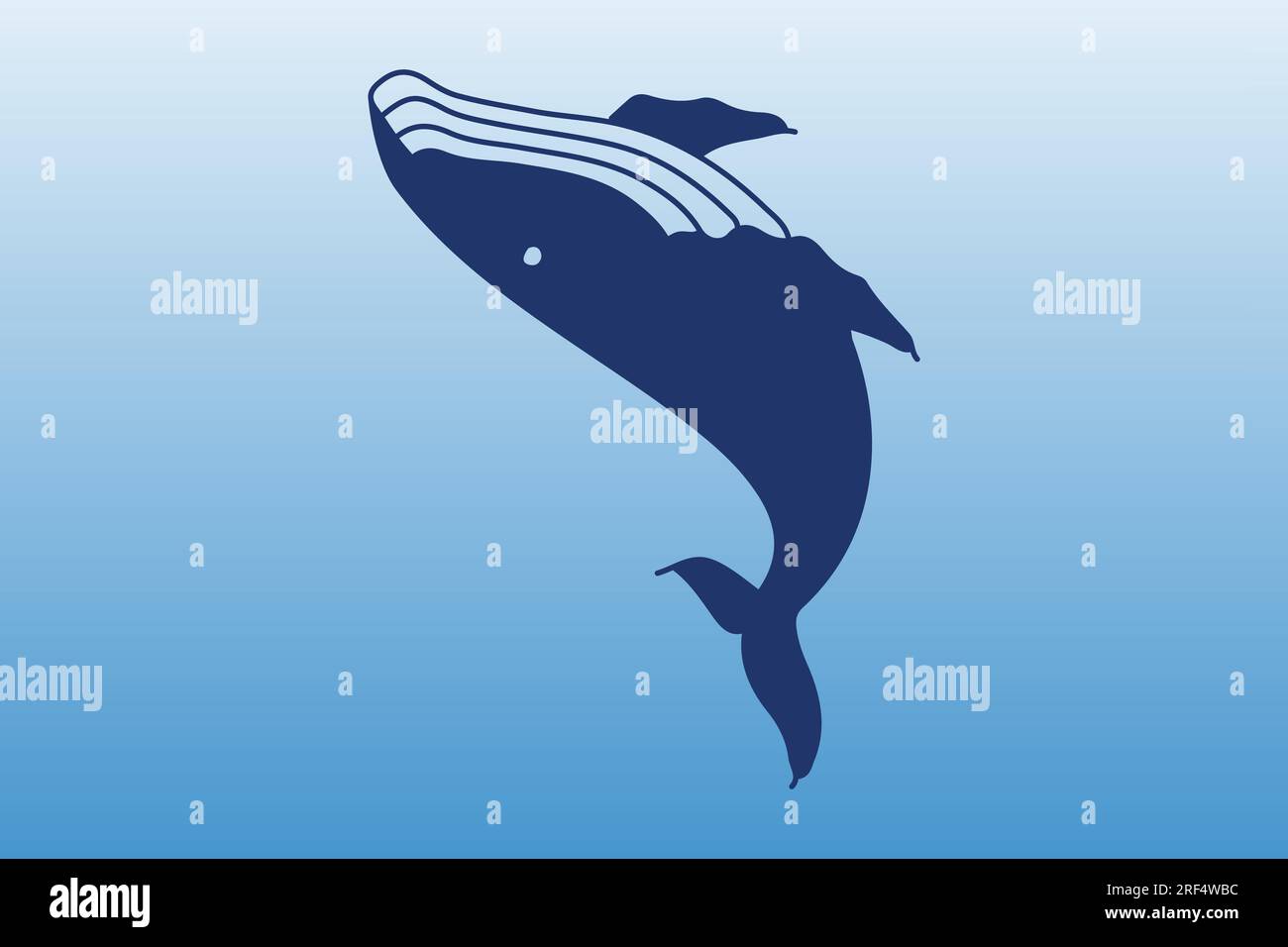 icone delle balene e illustrazioni modello di logo vettoriale Illustrazione Vettoriale