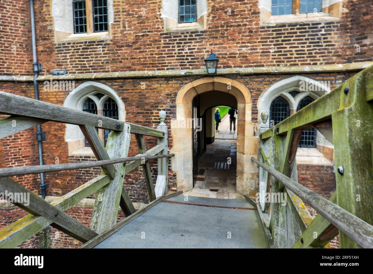 Queens' College, Mathematical Bridge Foto Stock