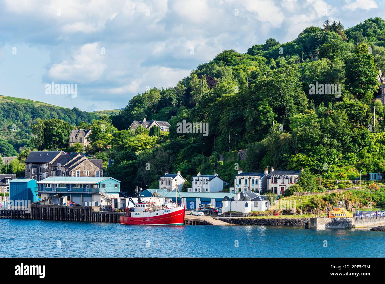 Oban Bay and Seafront, Oban, Argyll and Bute, Scozia, Regno Unito Foto Stock