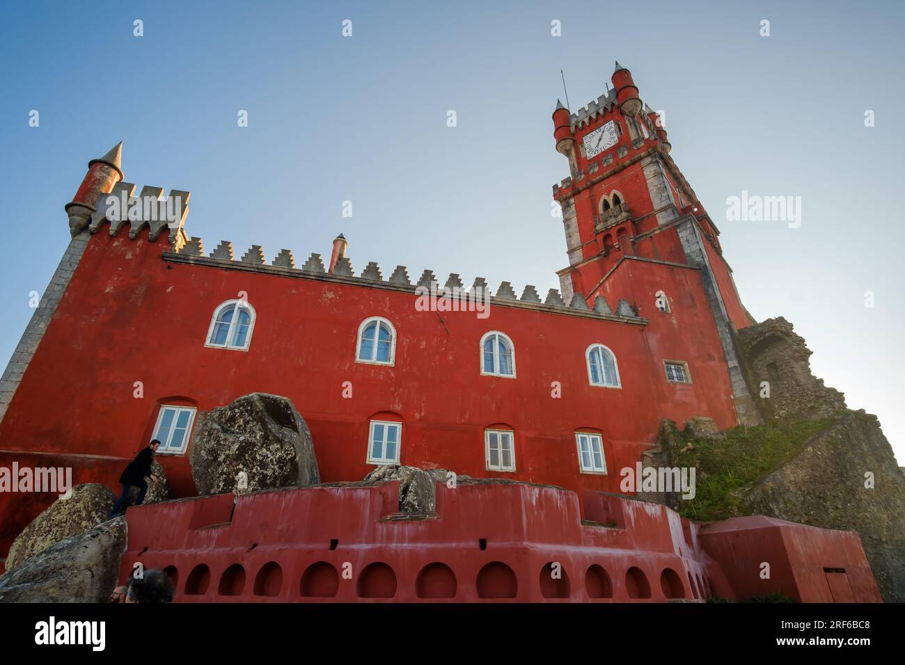Sintra, Portogallo - 5 gennaio 2020: Il palazzo pena nel comune di Sintra in Portogallo Foto Stock