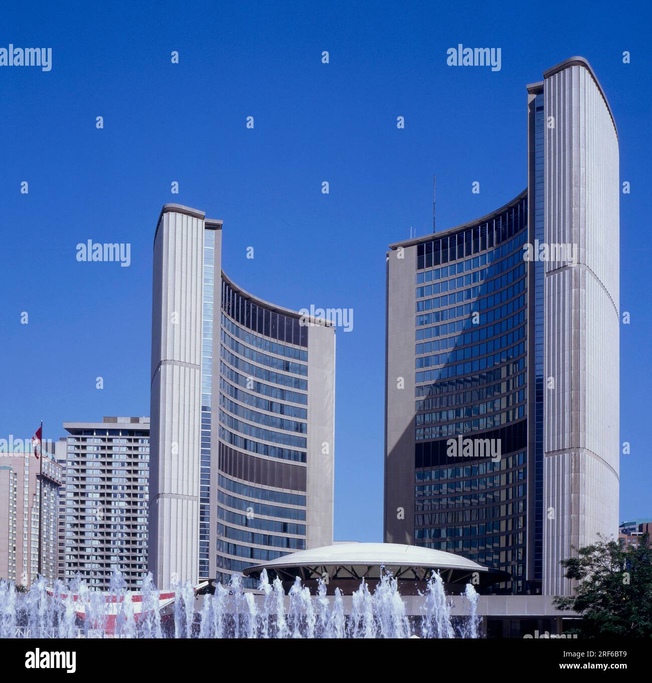 Canada, Ontario, Toronto, New City Hall, di Viljo Revellin, 1965 Foto Stock