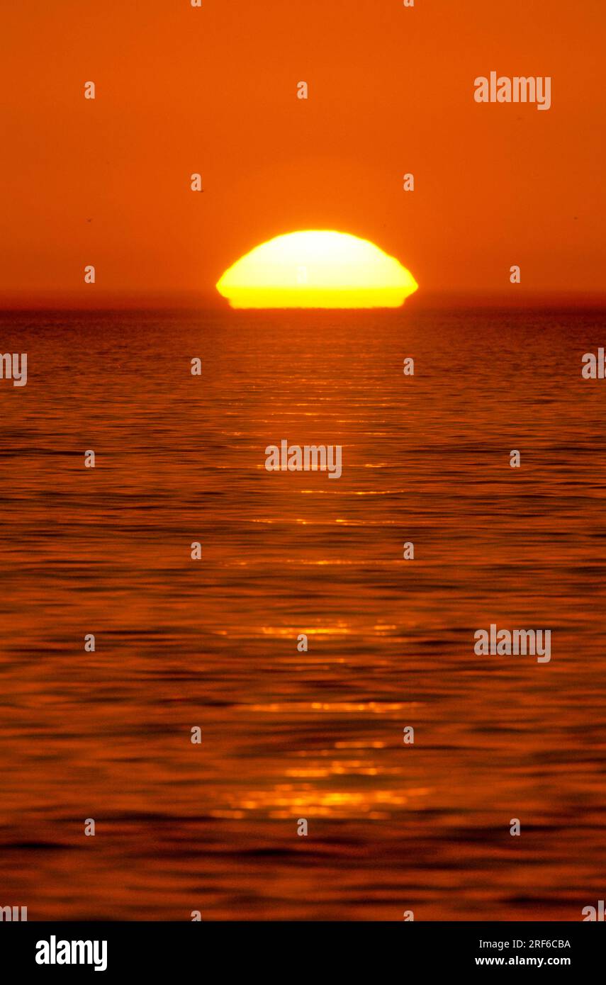 Sunset, Sunst, Sanibel Island, Lee County, Florida, USA Foto Stock