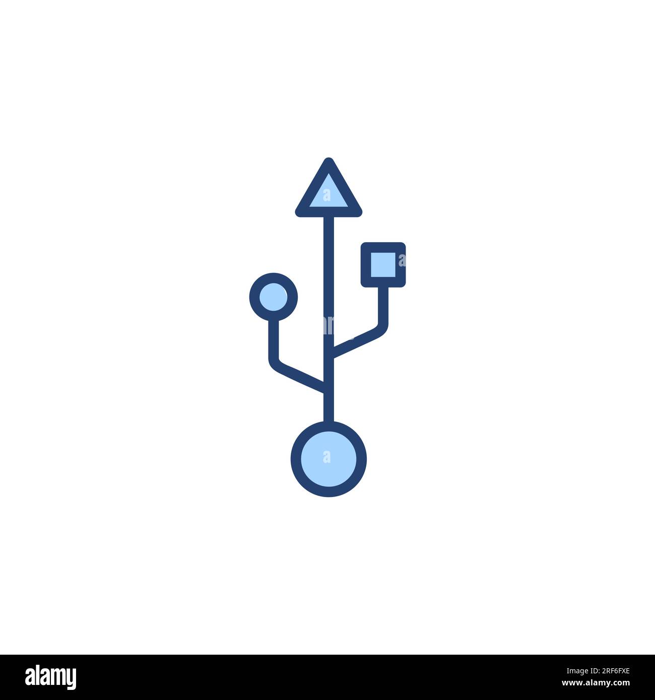 Vettore icona USB. Simbolo e simbolo del disco flash. segnale unità flash. Illustrazione Vettoriale