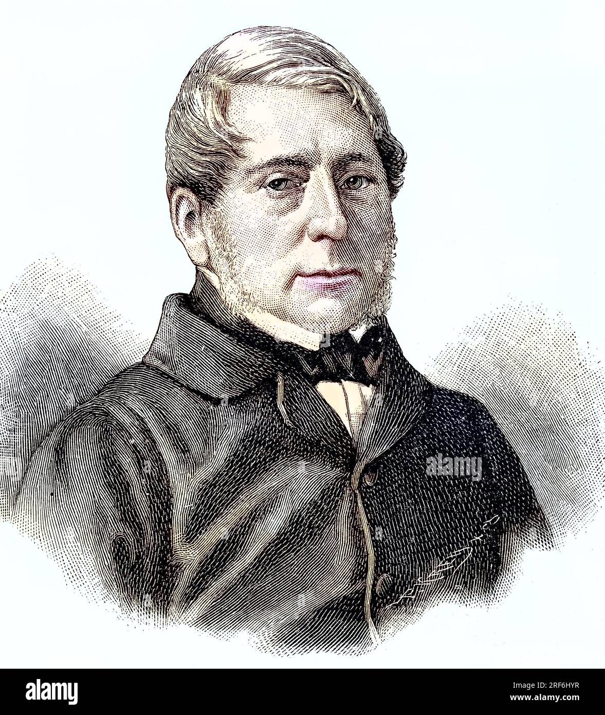 Karl Ferdinand Graf von Buol-Schauenstein, 17 anni. Mai 1797 - 28. Oktober 1865, War ein Österreichischer Staatsmann, digitale verbesserte Reproduktion eines Originaldrucks aus dem 19. Jahrhundert / Karl Ferdinand Conte von Buol-Schauenstein, 17 maggio 1797 - 28 ottobre 1865, è stato un politico austriaco, riproduzione digitale migliorata di una stampa originale del XIX secolo Foto Stock