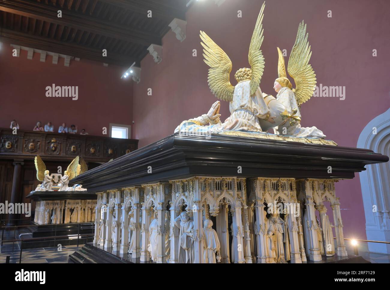 Le tombe dei duchi di Borgogna nel Museo delle belle arti di Digione fr Foto Stock