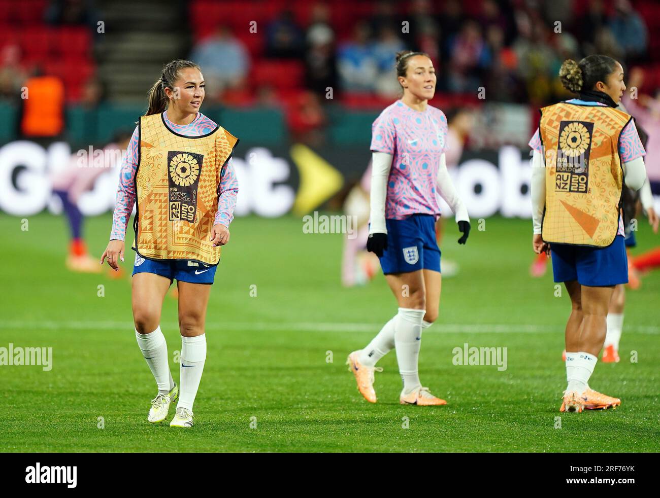 L'inglese Katie Zelem si scalda sul campo prima della Coppa del mondo femminile FIFA 2023, partita del gruppo D all'Hindmarsh Stadium, Adelaide, Australia. Data foto: Martedì 1 agosto 2023. Foto Stock