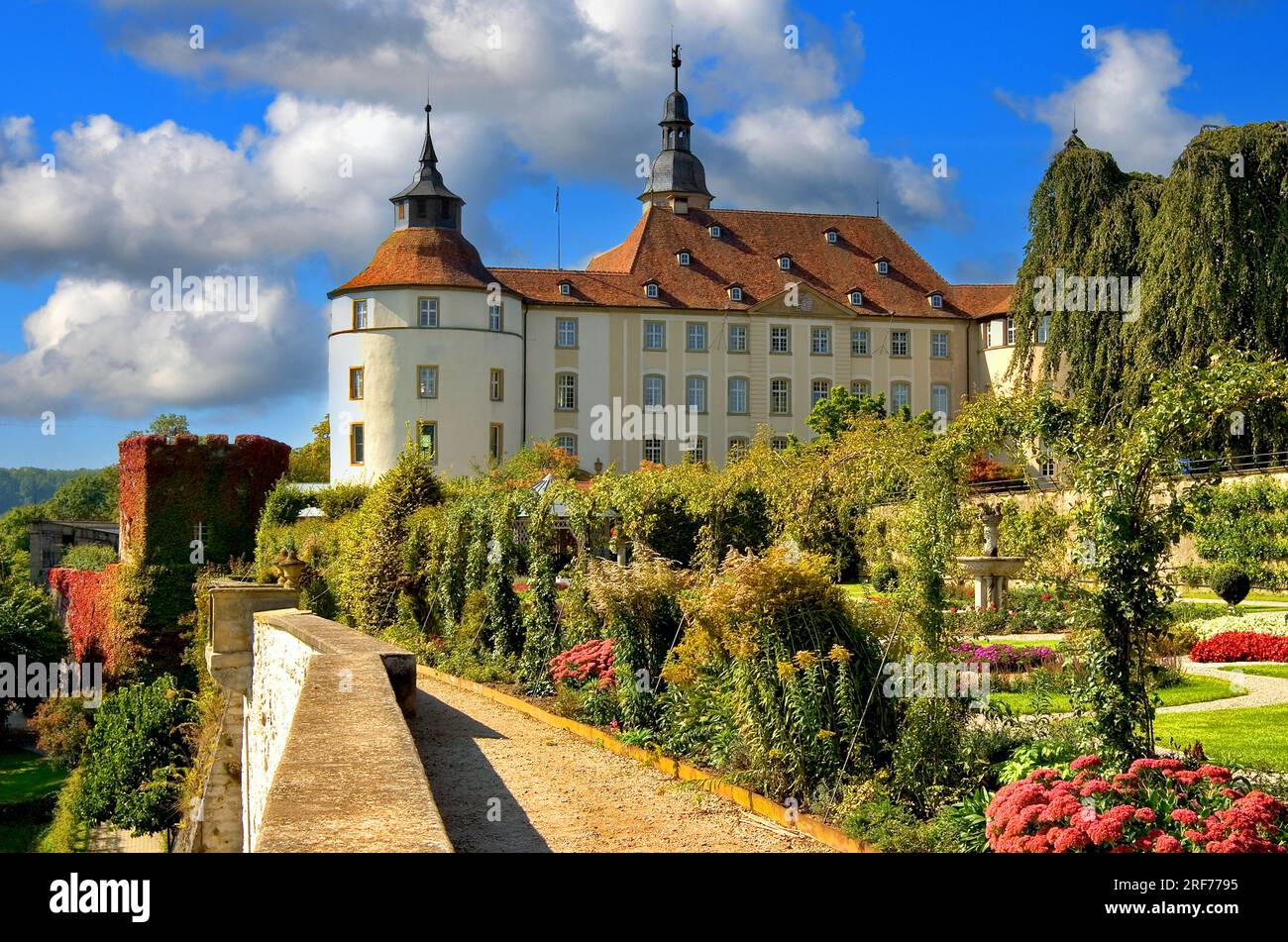 Schloss Langenburg, Baden-Württemberg, Hohenlohe, Schloss, Burg, Foto Stock