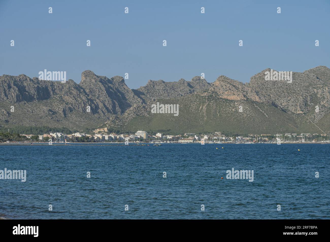 Bucht von Pollenca, Port de Pollenca, Mallorca, Spanien Foto Stock
