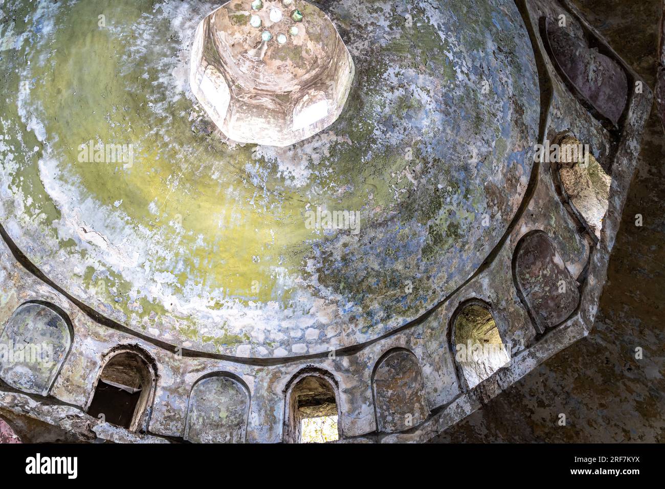 Il bagno turco abbandonato 'Hammam El Nouri' a Tripoli, Libano Foto Stock