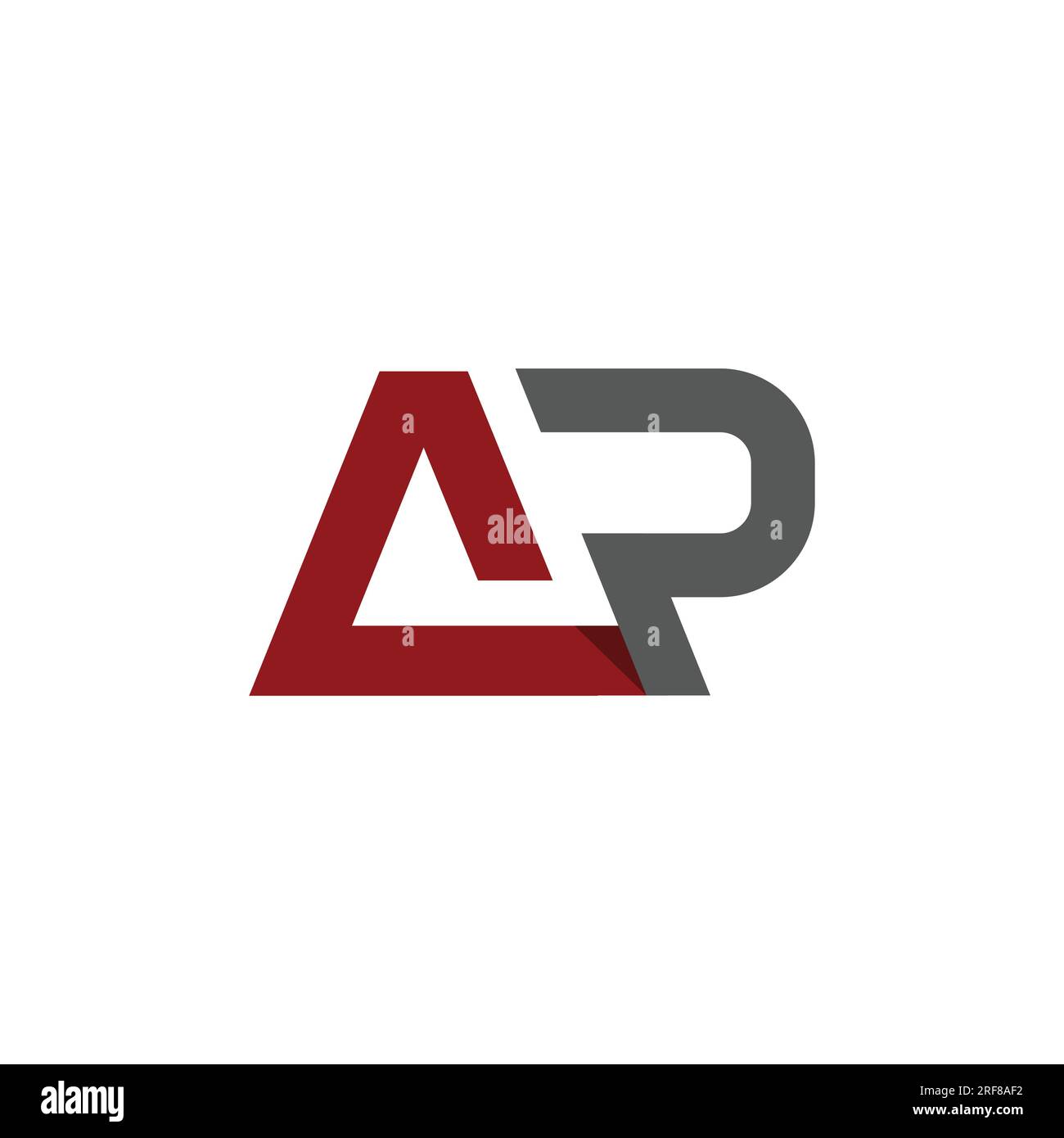 Iniziale Lettera ap Logo con creativa e moderna Tipografia Business template vettoriale. Creative lettera astratta AP vettore Logo. Illustrazione Vettoriale