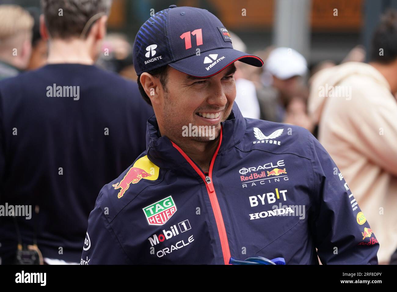 Sergio Perez del Messico alla guida della (11) Oracle Red Bull Racing RB19 Honda RBPT durante la Formula 1 MSC Cruises Belgian Grand Prix 2023 il 30 luglio 2023 a Francorchamps, in Belgio. Foto Stock